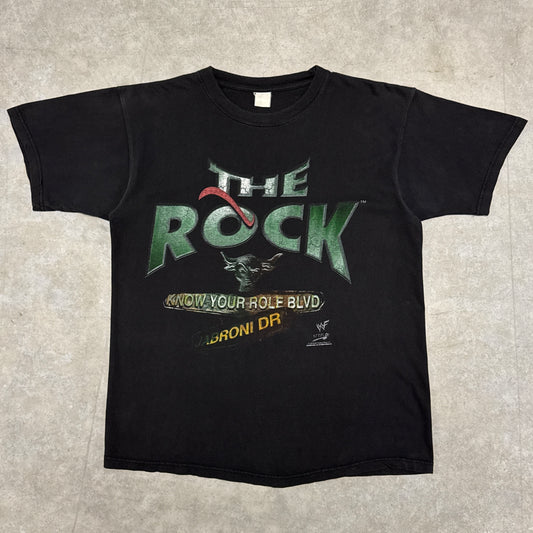 (L) 1999 The Rock WWF Shirt