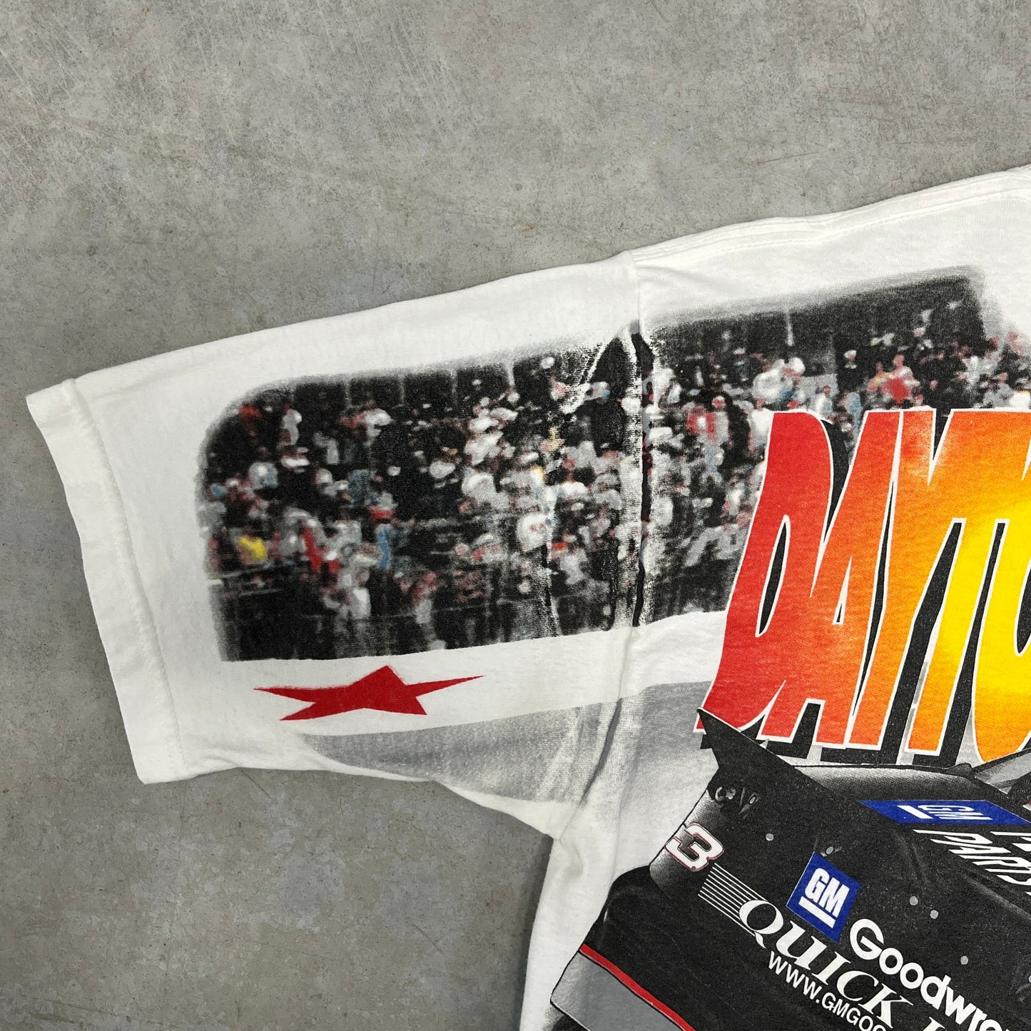 (L) Vintage Nascar All Over Print Shirt