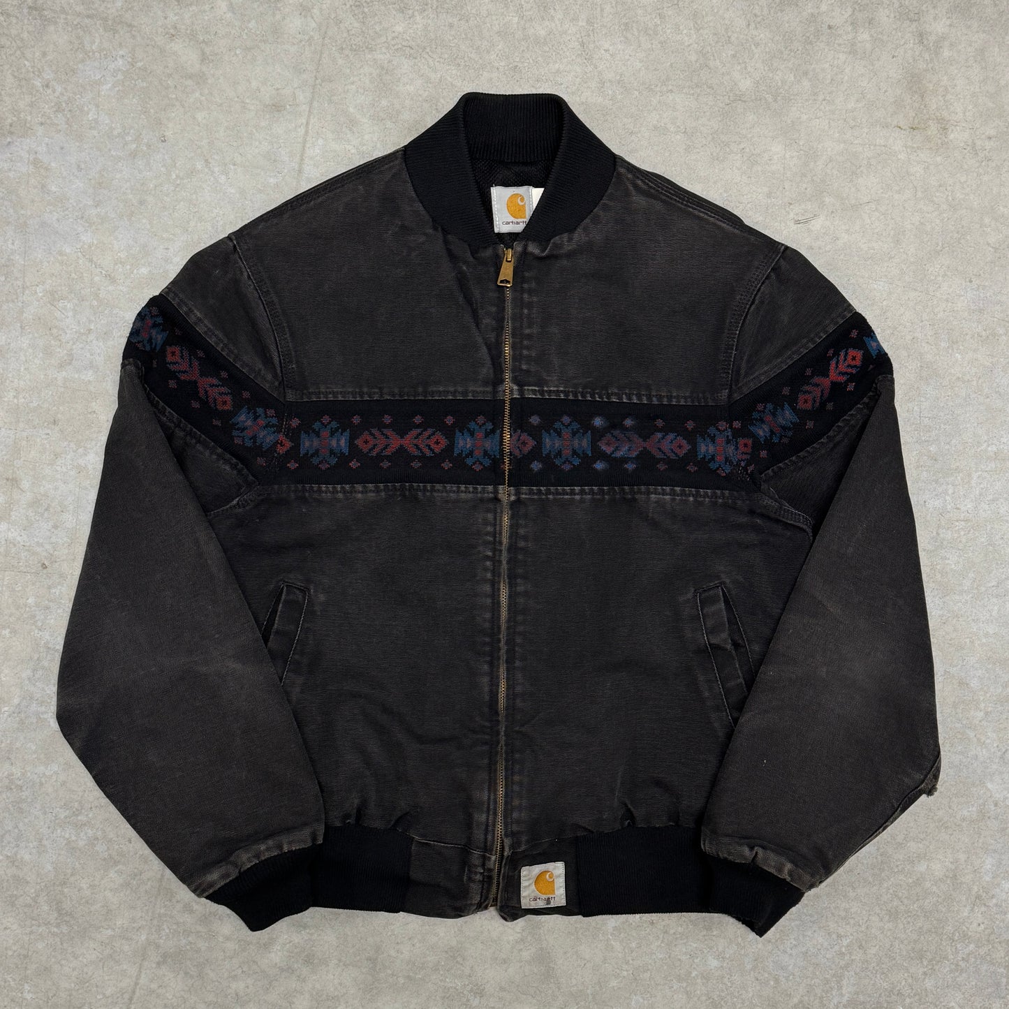 (M) Vintage Carhartt Aztec Santa Fe Jacket