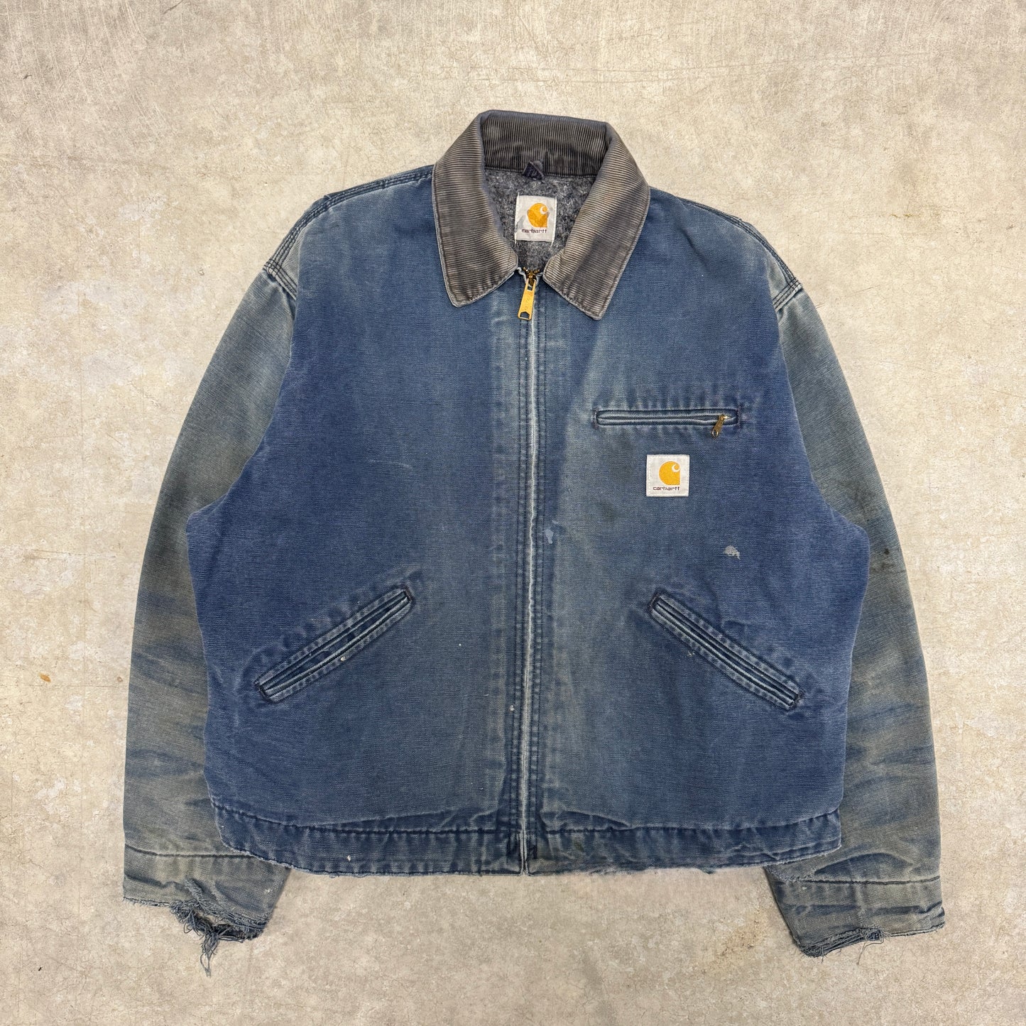 (XL) Vintage Carhartt Detroit Jacket J01 NVY