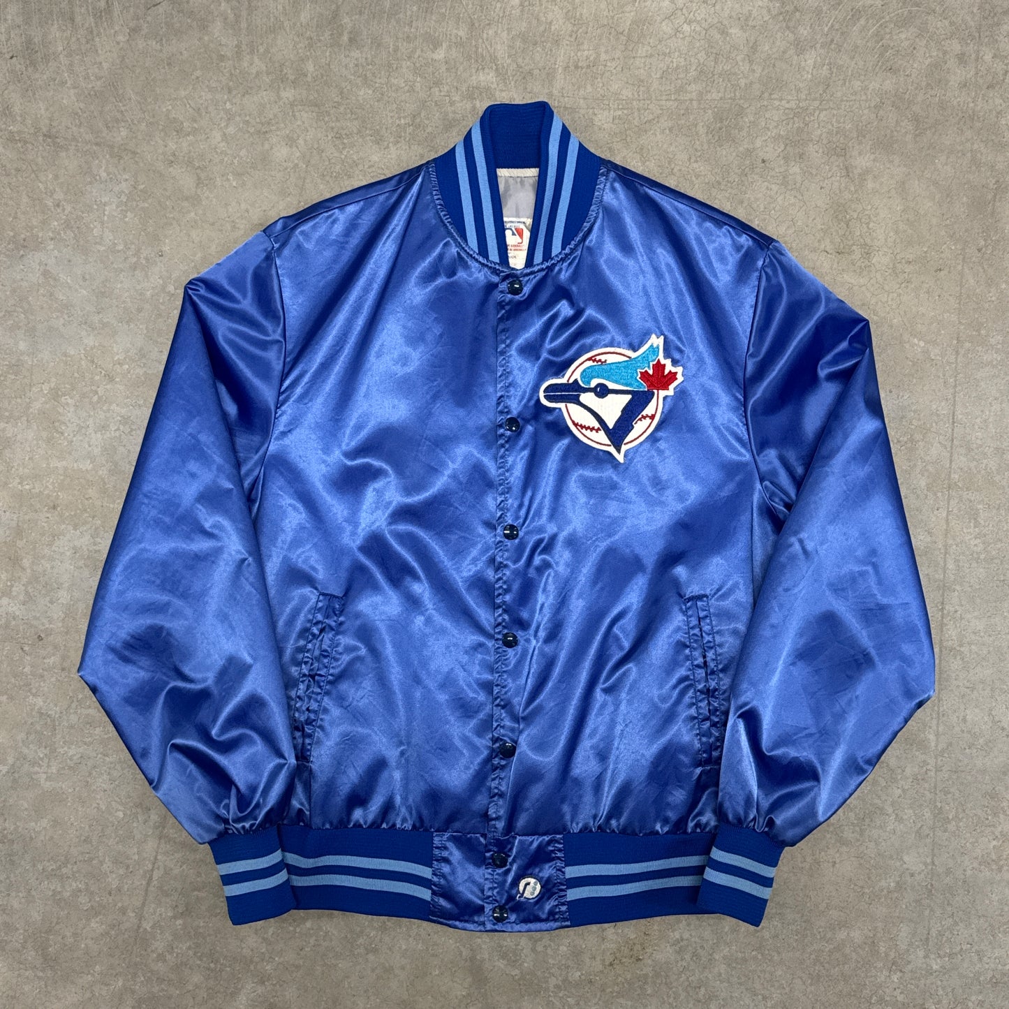 (L) Vintage Toronto Blue Jays Satin Jacket