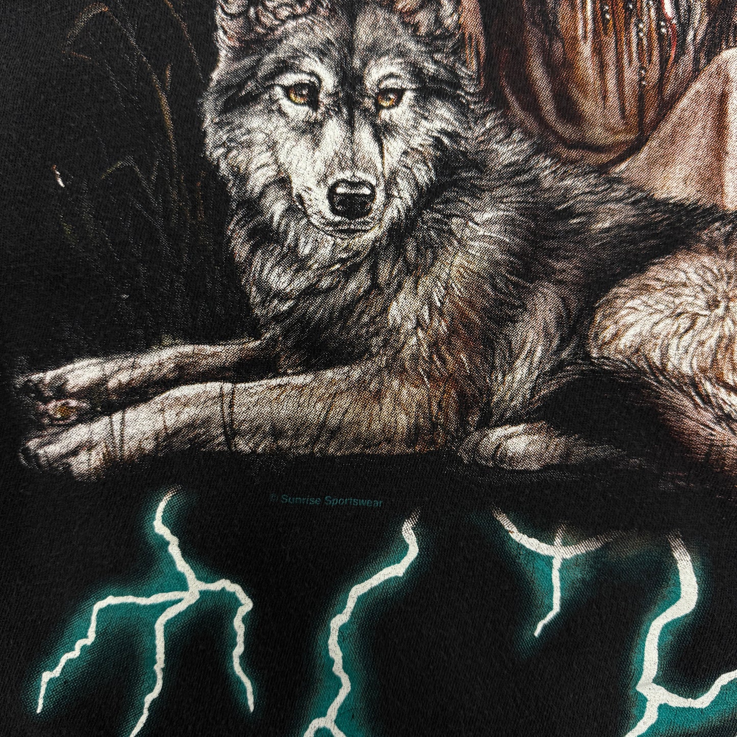(M/L) 90s USA Thunder Shirt