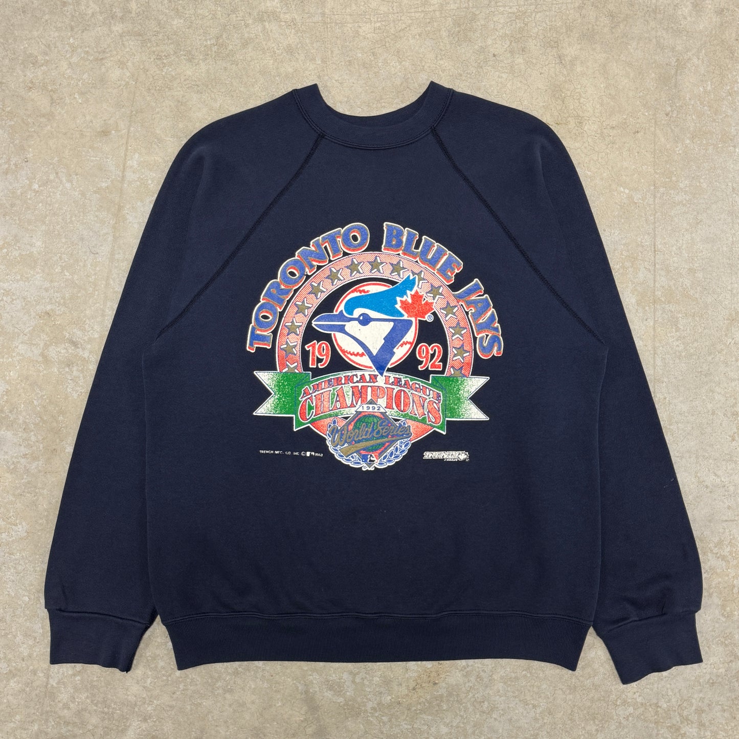 (L) 1992 Toronto Blue Jays American League Champions Crewneck