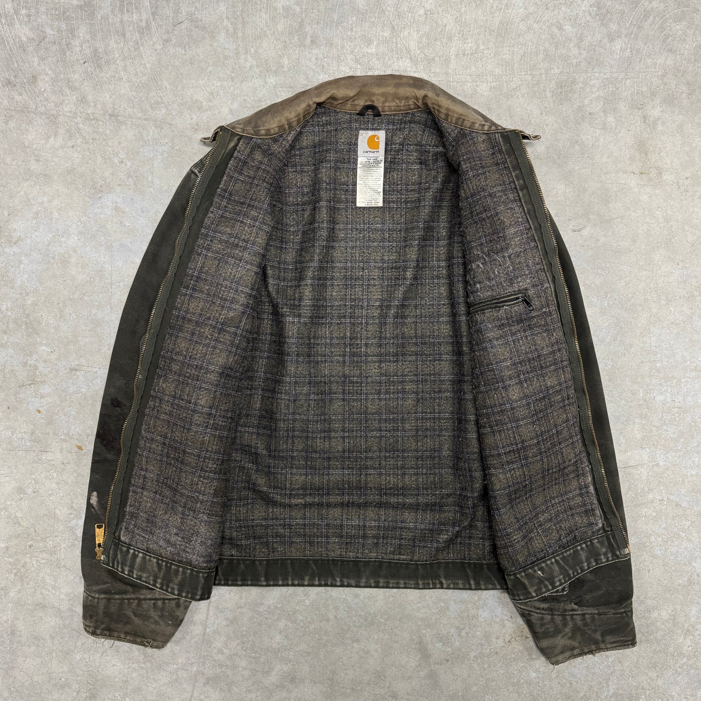 (XL) Vintage Carhartt Detroit Jacket J97 MOS