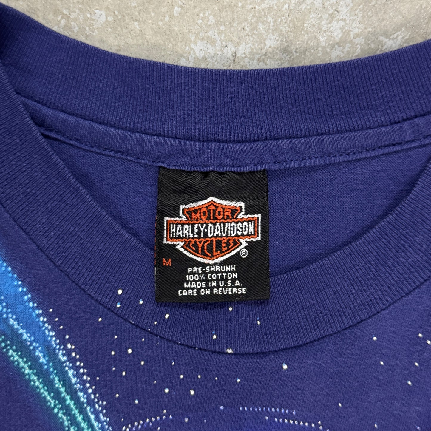 (M) 1995 Harley Davidson Out Of This World AOP Shirt