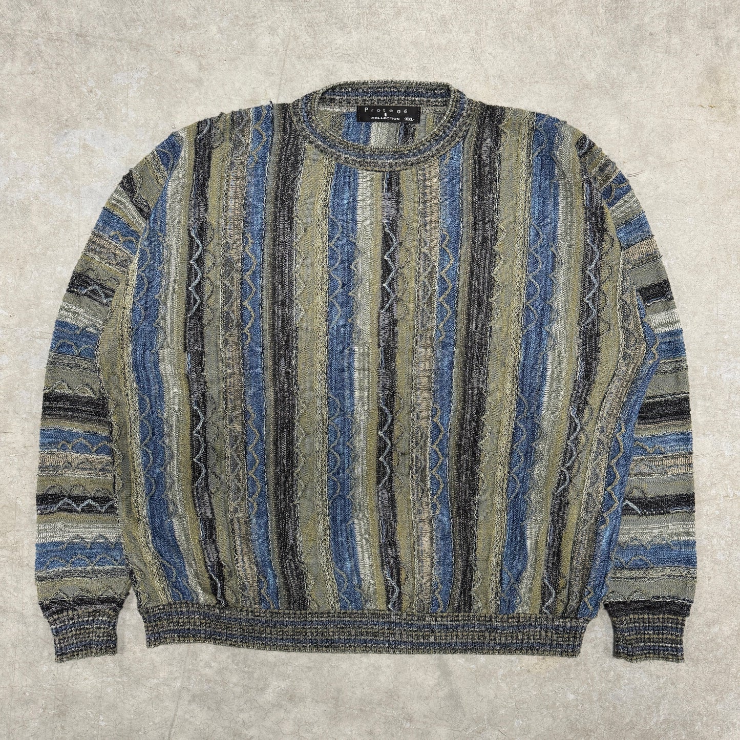 (XL) 90s Protegé 3D Knit Sweater