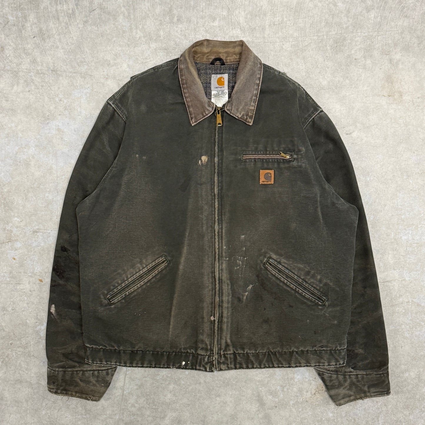 (XL) Vintage Carhartt Detroit Jacket J97 MOS