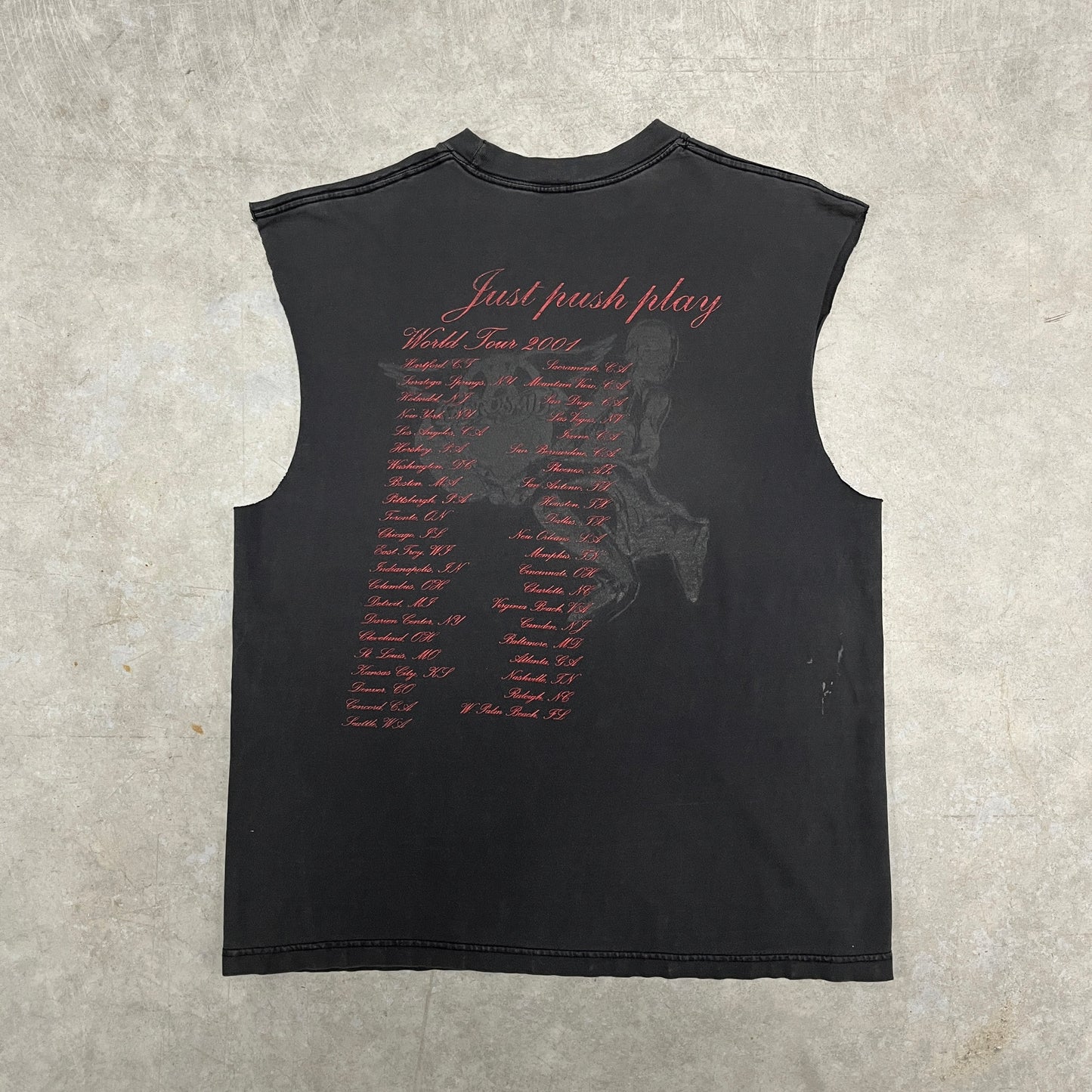(L) Vintage Aerosmith Band Shirt