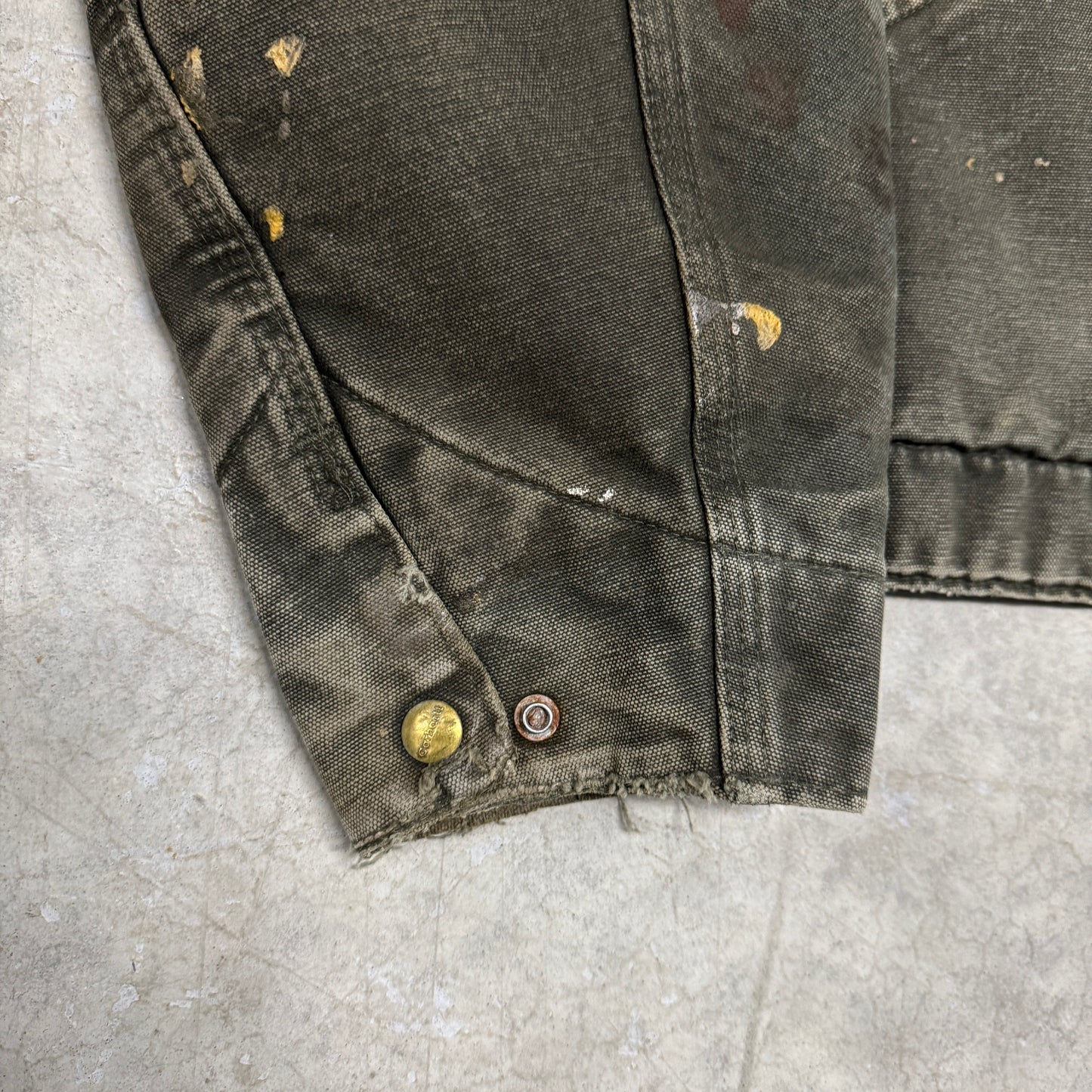 (XL) Vintage Carhartt Detroit Jacket J97 MOS