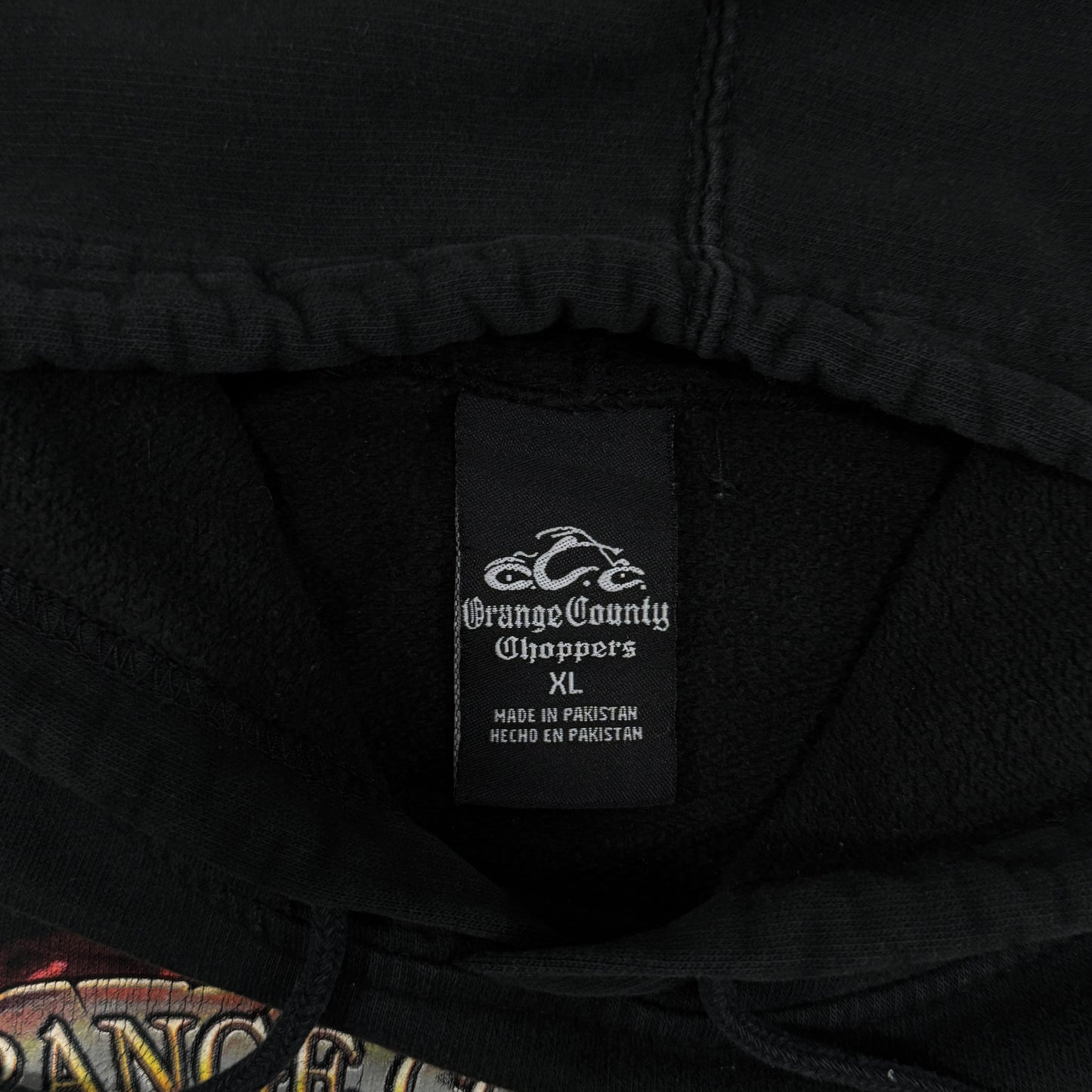 (XL) Vintage Orange County Choppers Hoodie