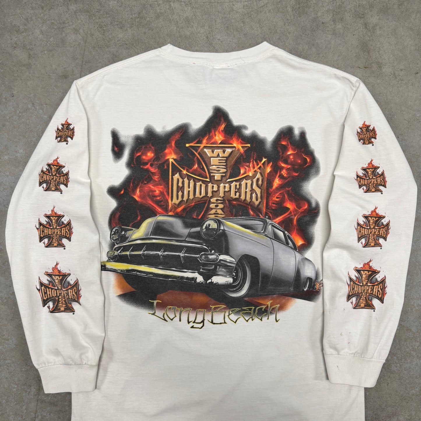 (L) Vintage West Coast Choppers LongSleeve Shirt