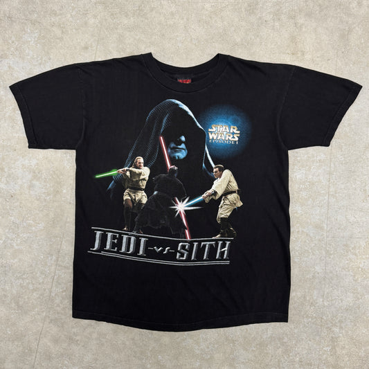 (L) Vintage Star Wars Jedi Vs Sith Shirt