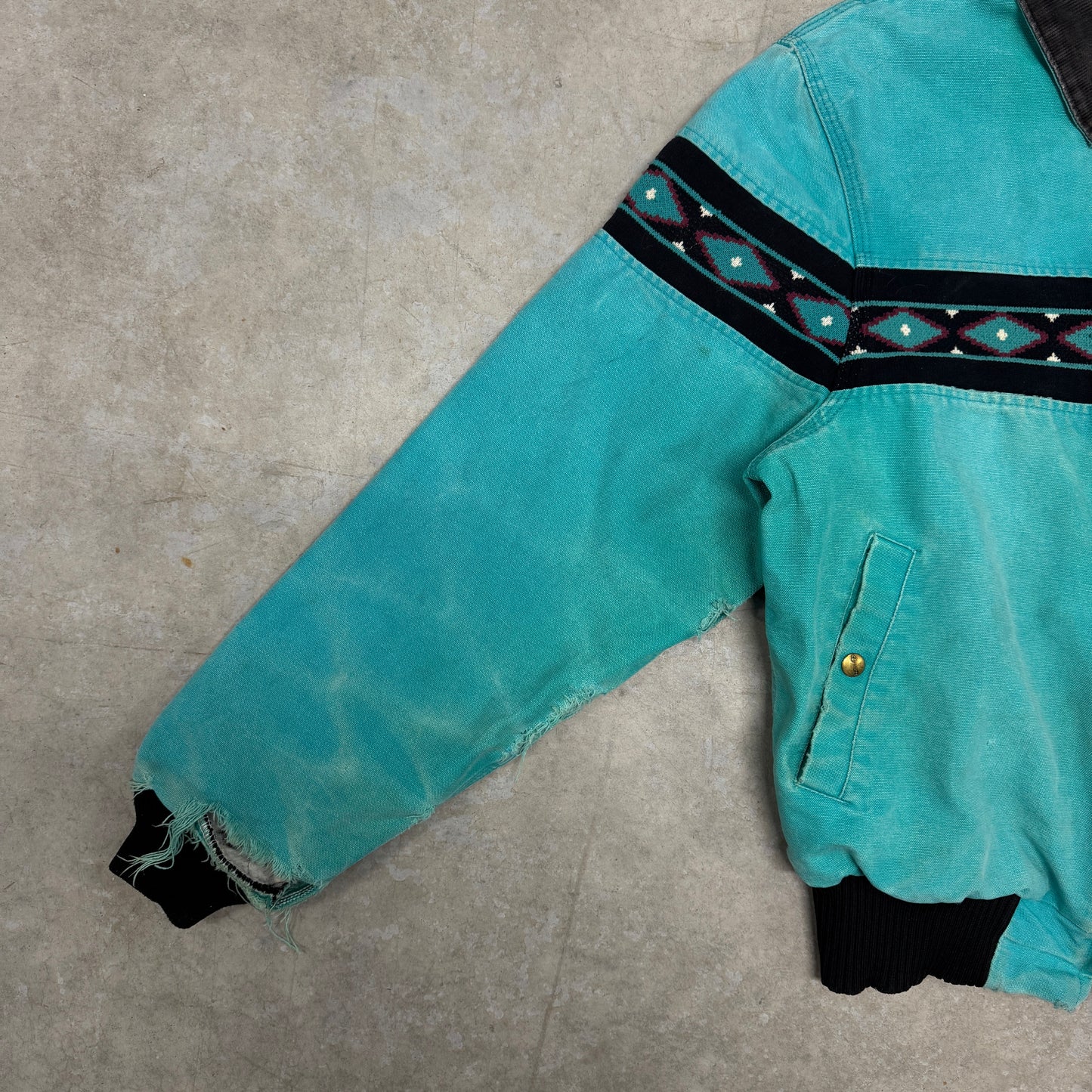 (M) Vintage Carhartt Aztec Santa Fe Jacket