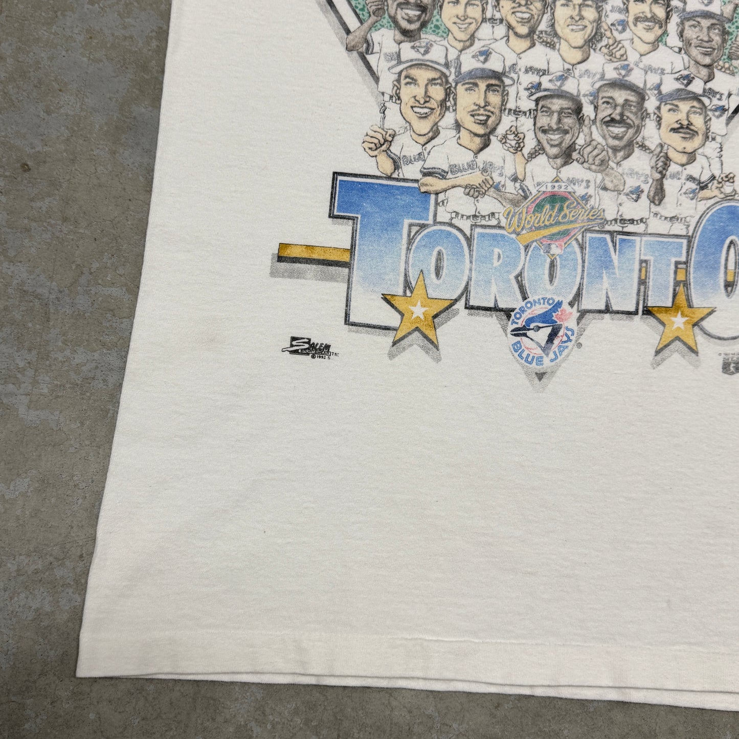 (M) 1992 Toronto Blue Jays Caricature Shirt