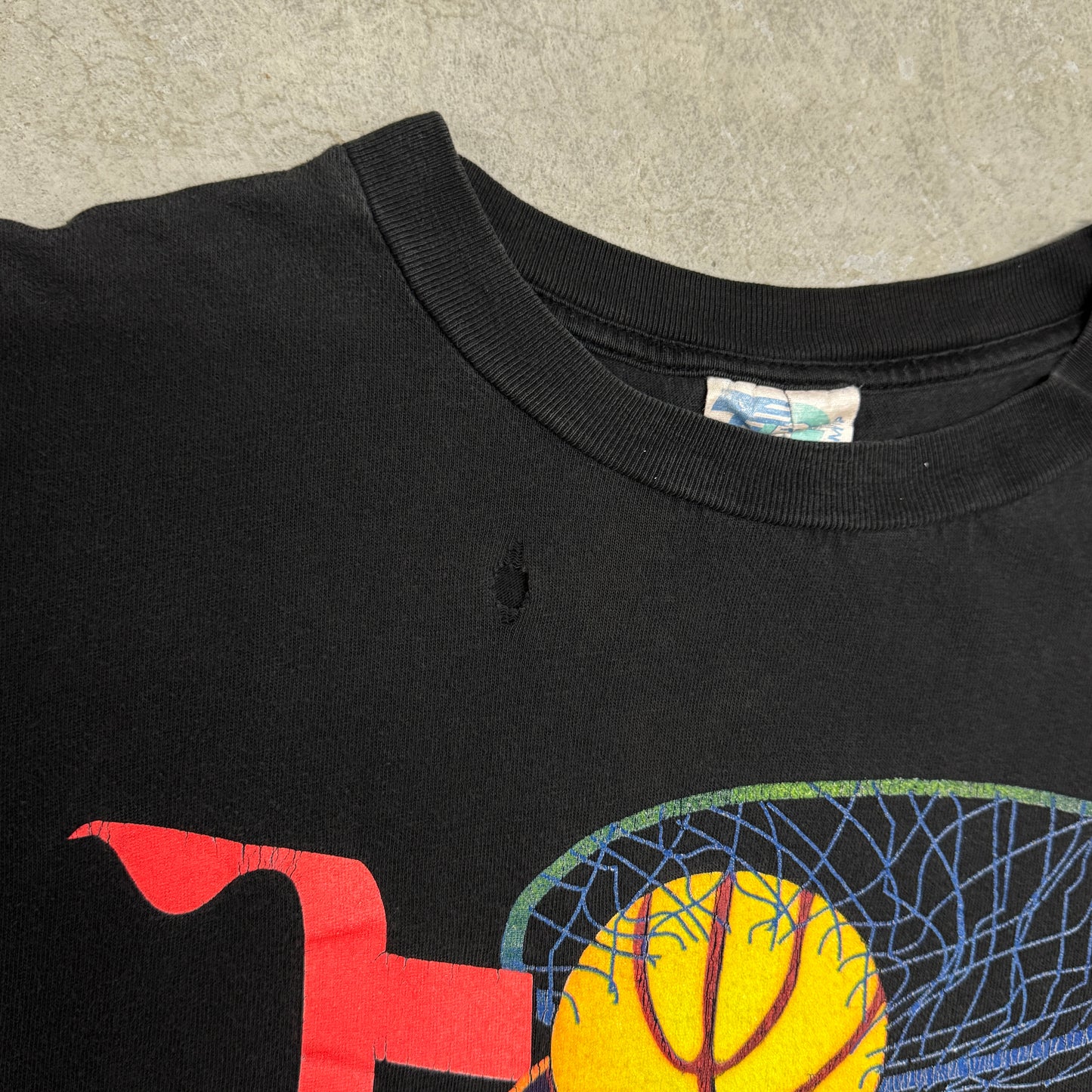 (L) 90s Miami Heat Shirt Boxy