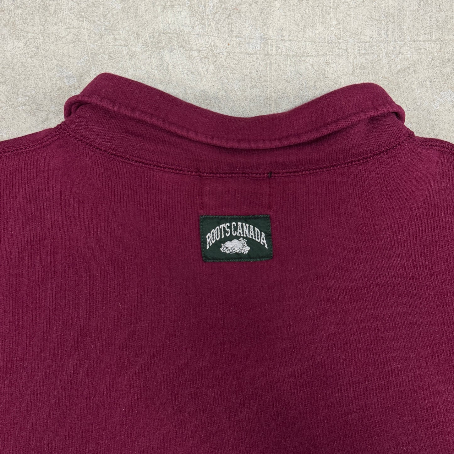 (XL) 90s Roots 1/4 Zip Sweatshirt