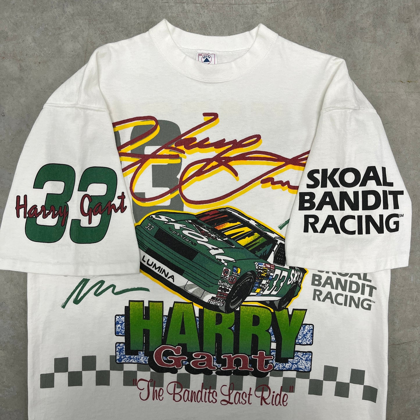 (XL) Vintage Nascar Skoal Racing All Over Print Shirt