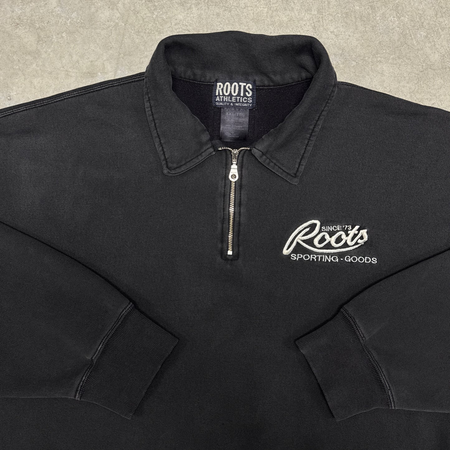 (XXL) 90s Roots 1/4 Zip Sweatshirt