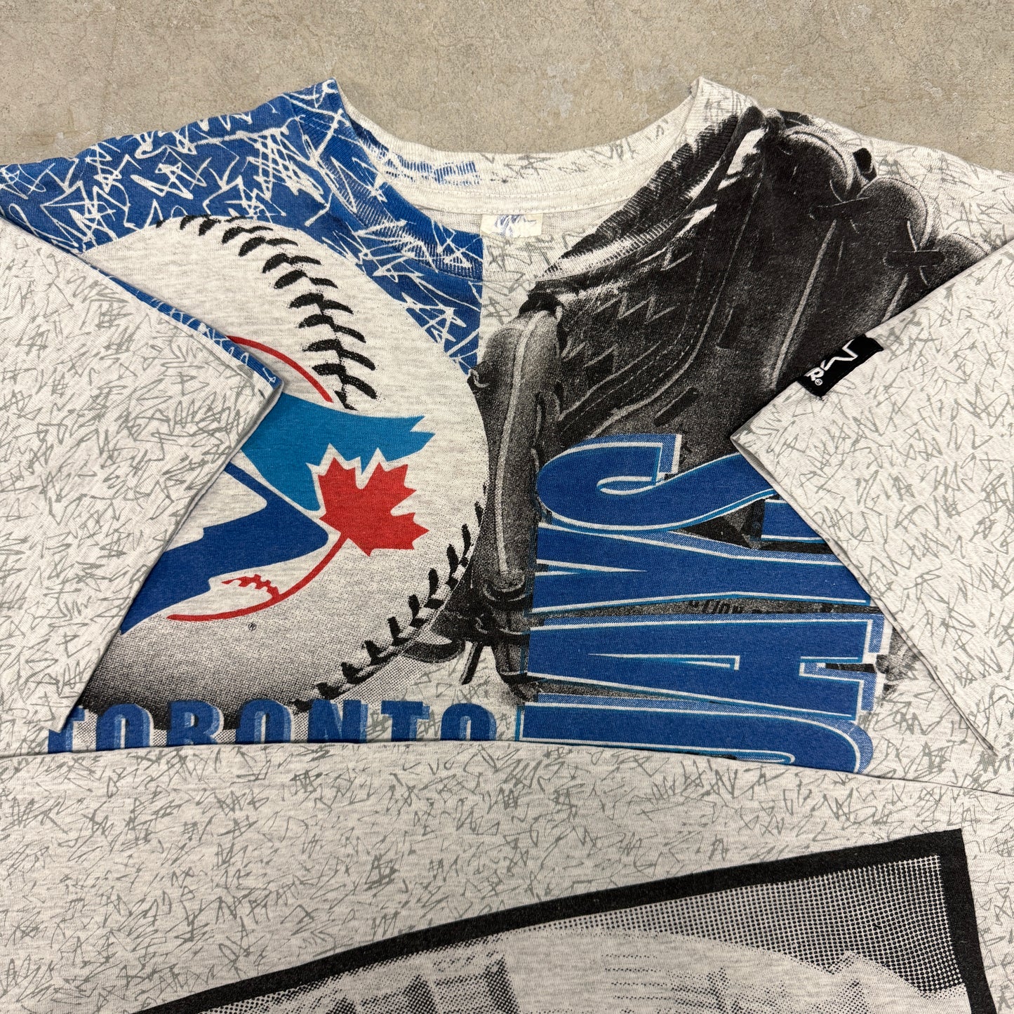 (XL) 1992 Toronto Blue Jays All Over Print Shirt