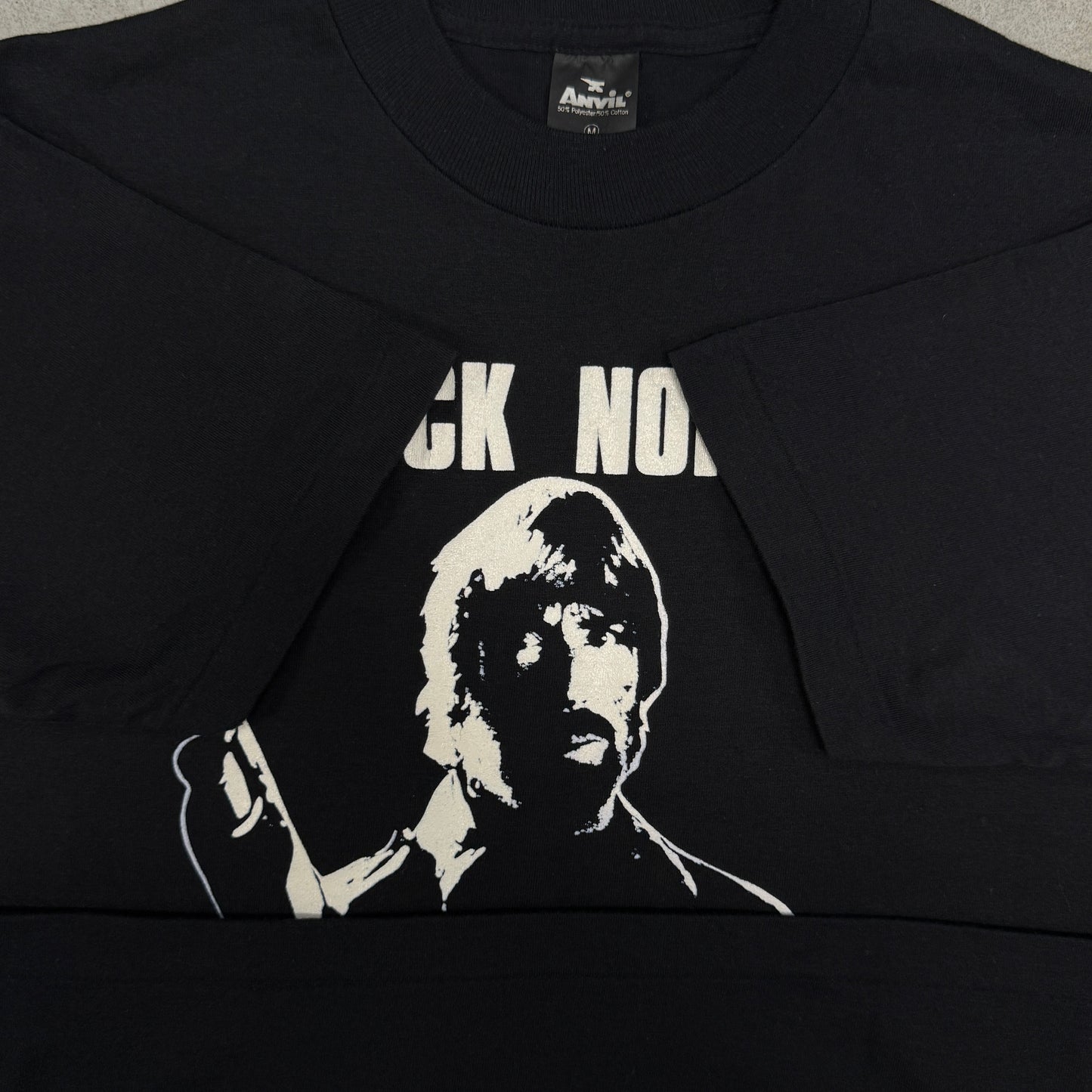 (M) 80s Chuck Norris Code Of Silence Shirt