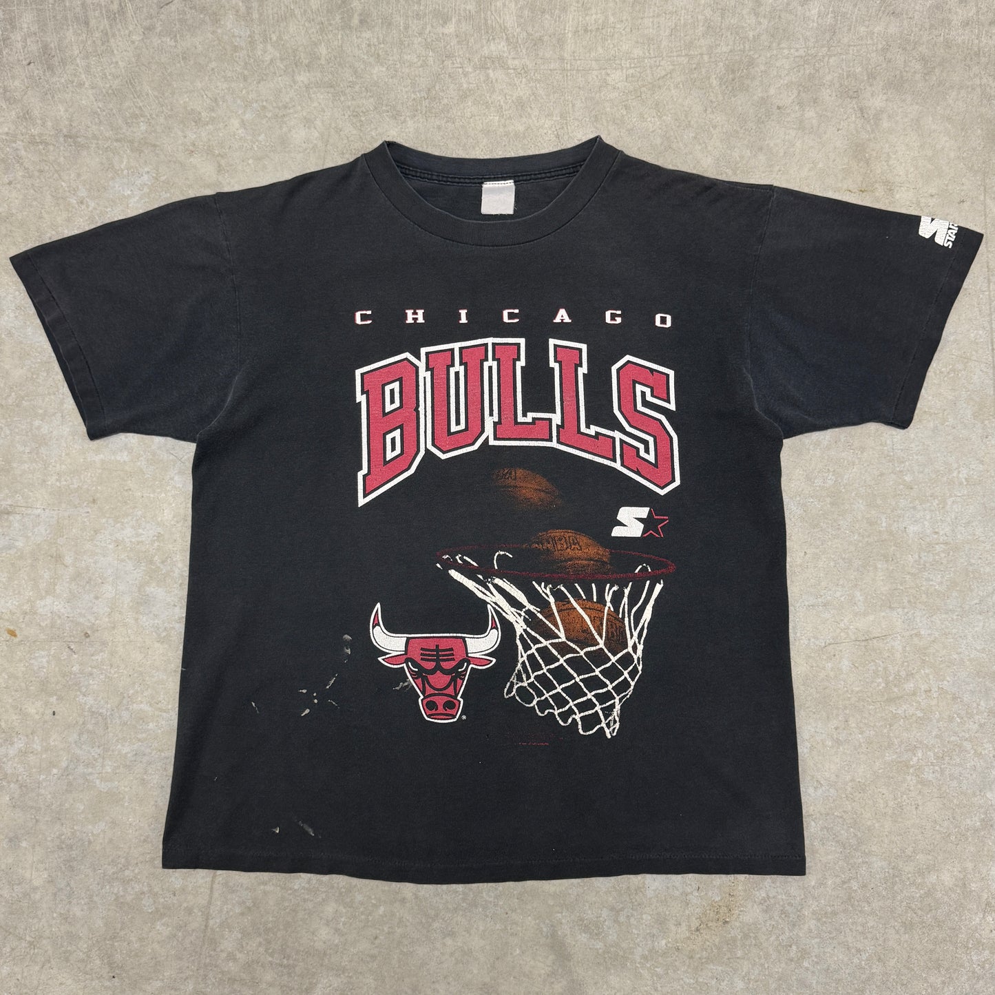 (L) 90s Chicago Bulls Starter Shirt