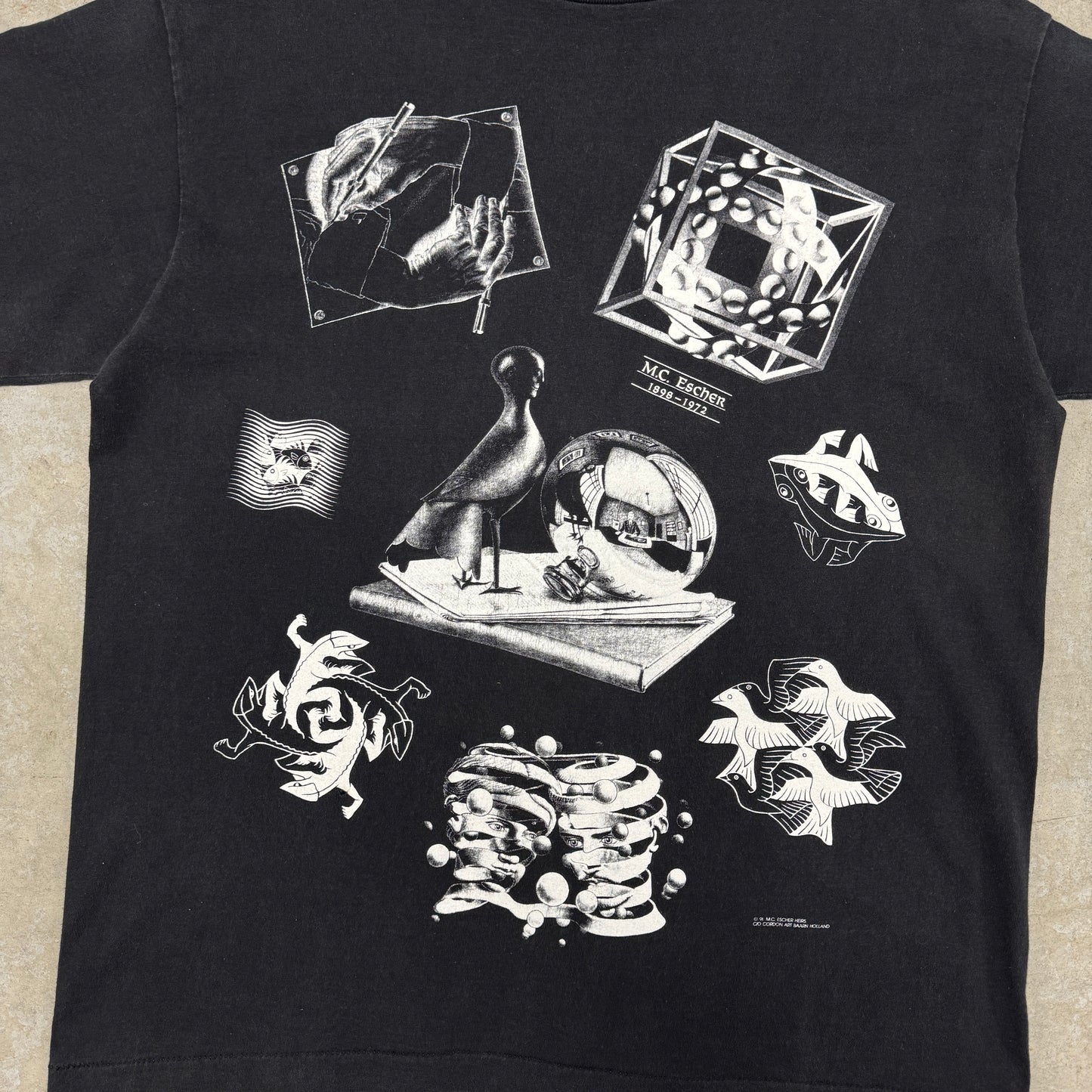 (XL) 1991 MC Escher Shirt