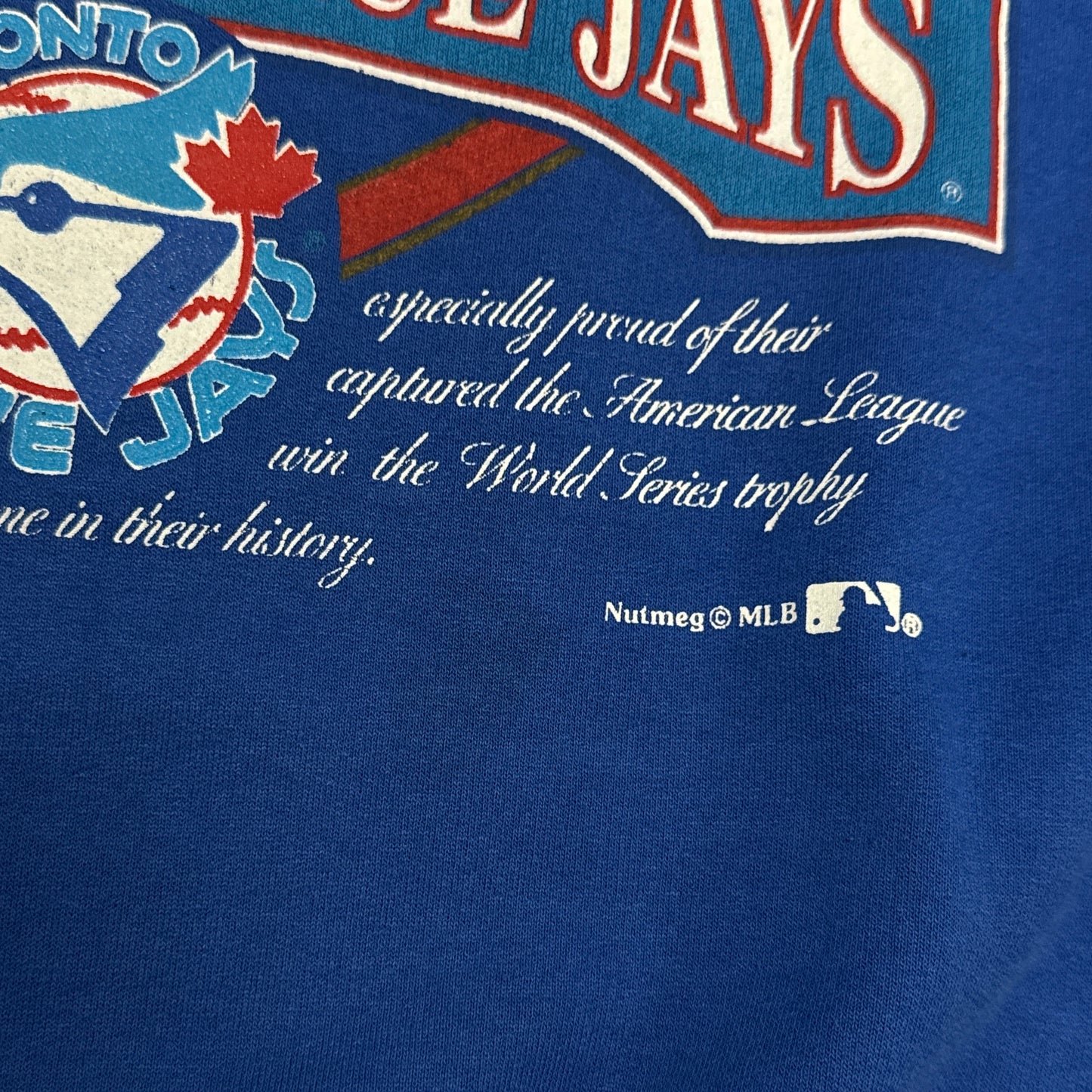 (L) 90s Toronto Blue Jays World Champions Crewneck
