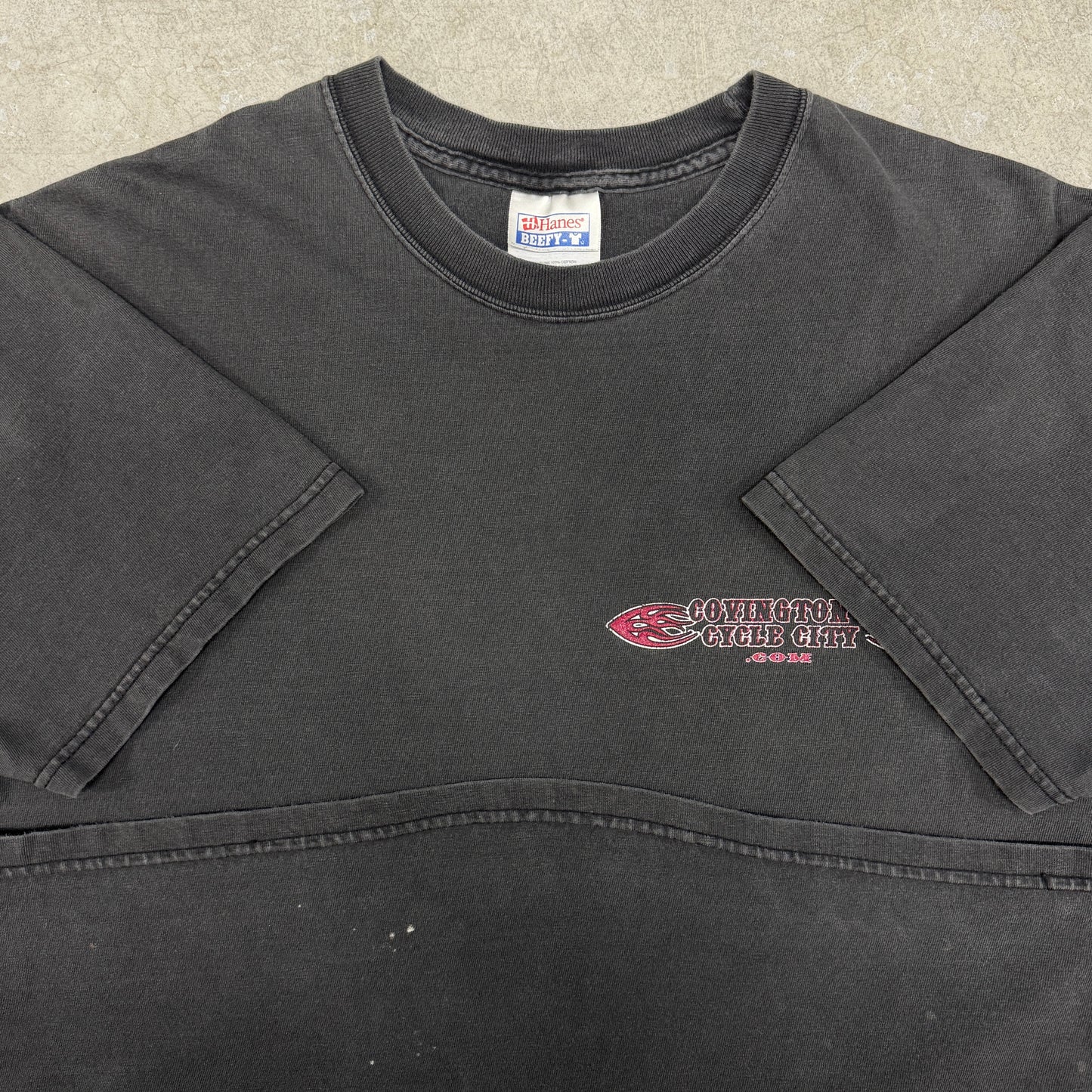(M) Vintage Live Longer Ride A Chopper Shirt Fader