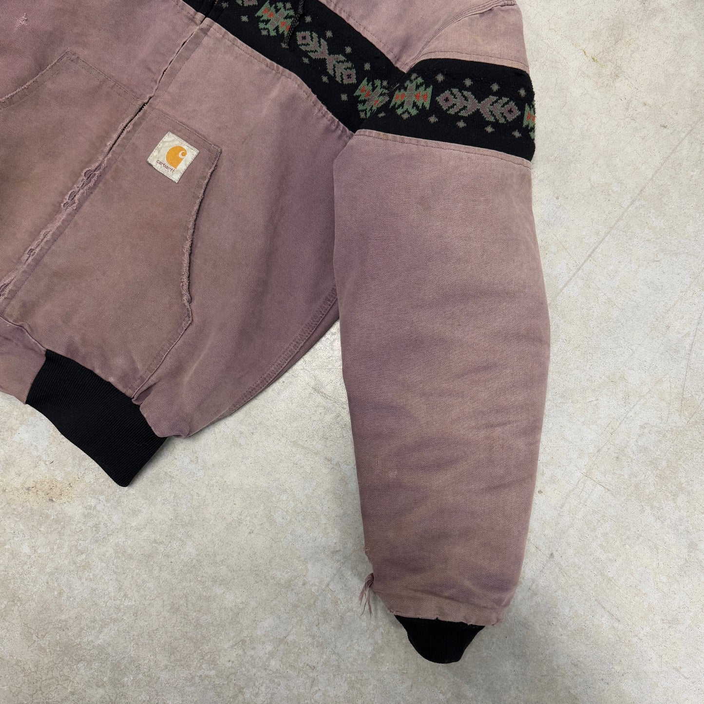 (L) 90s Carhartt Aztec Jacket