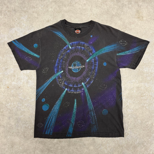 (L) 90s Harley Davidson Out Of This World AOP Shirt