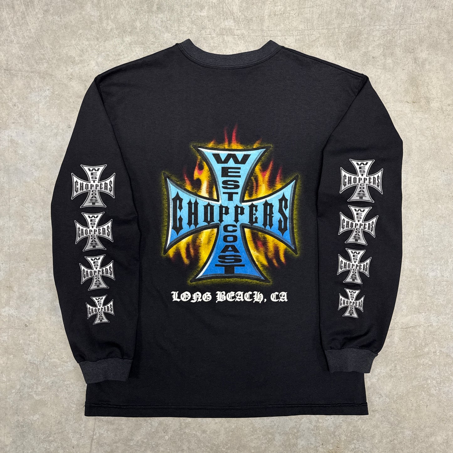 (L)Vintage West Coast Choppers LongSleeve Shirt