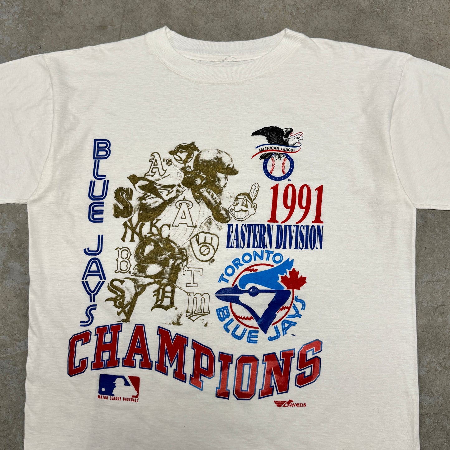 (L) 1991 Toronto Blue Jays Champions Shirt