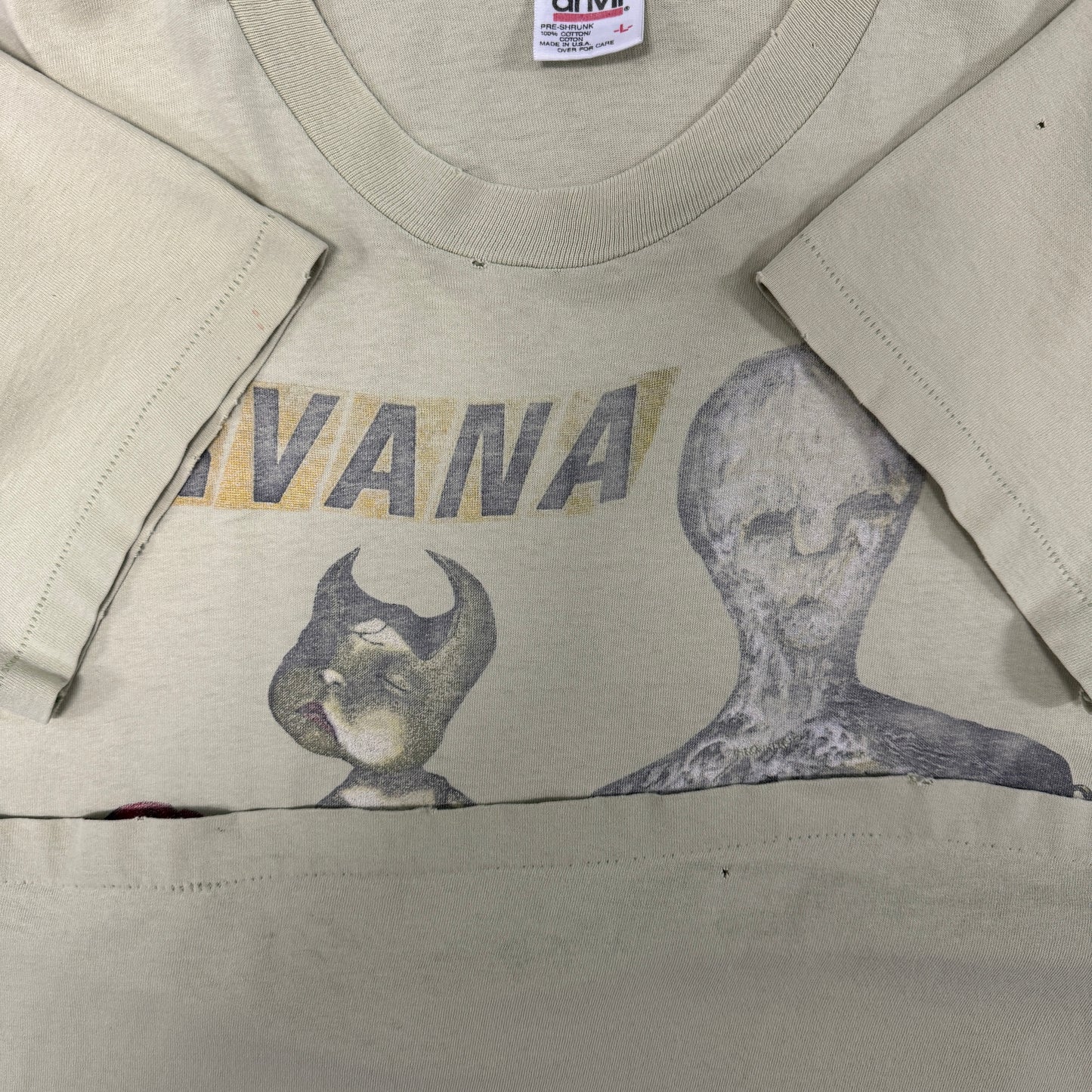 (L) 90s Nirvana Incesticide Shirt