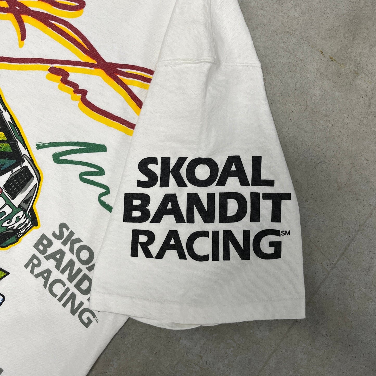 (XL) Vintage Nascar Skoal Racing All Over Print Shirt