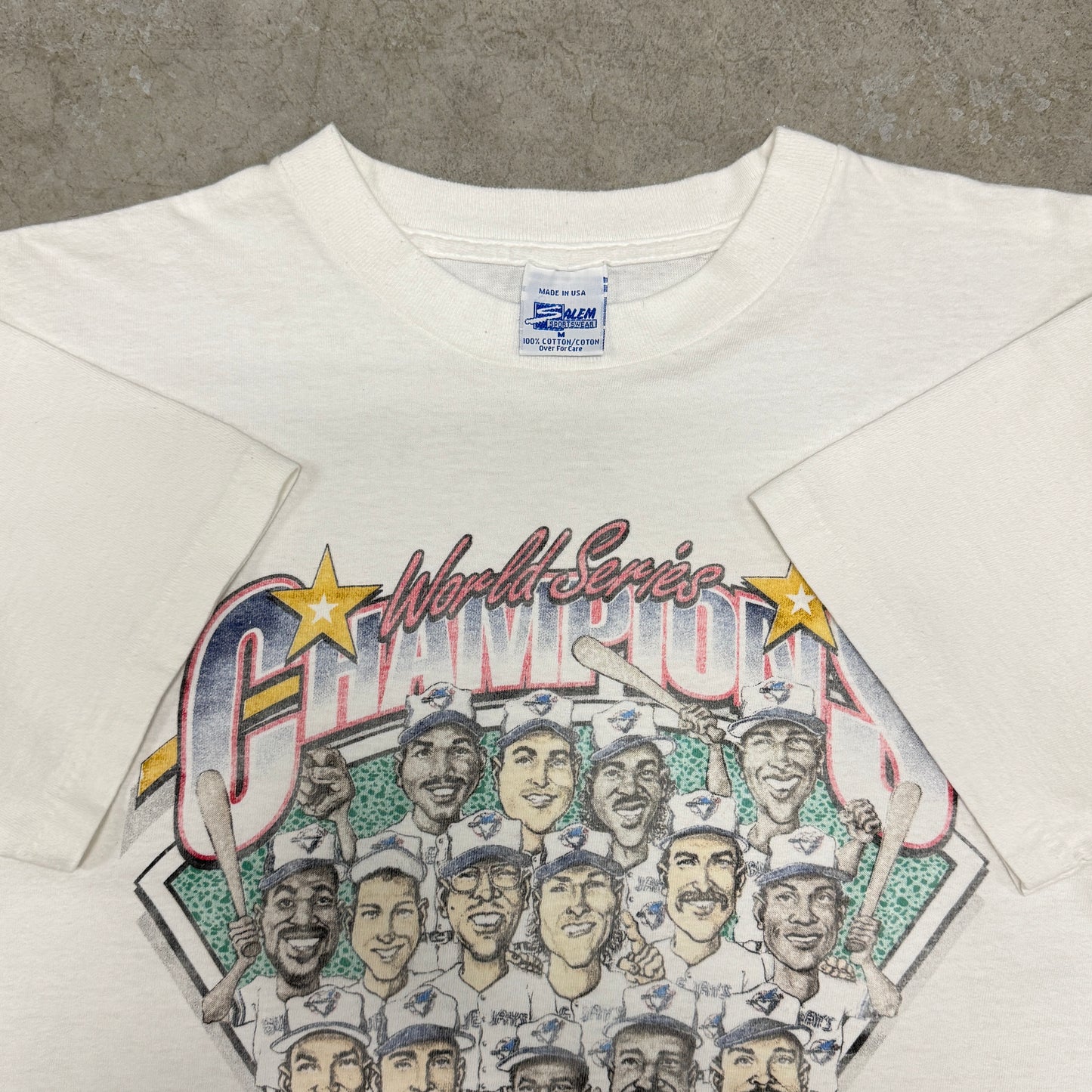 (M) 1992 Toronto Blue Jays Caricature Shirt
