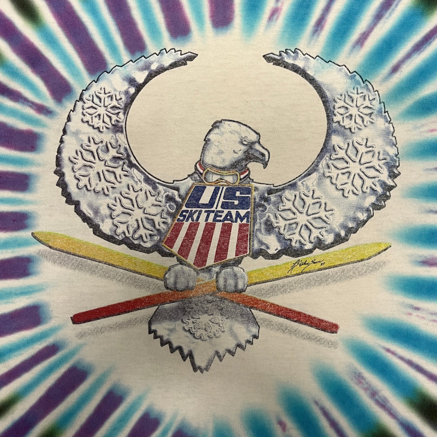 (XL) 1997 Grateful Dead US Ski Team Shirt
