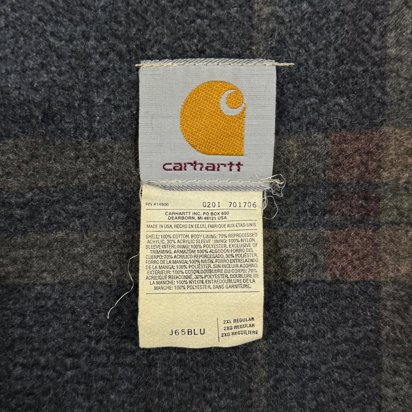 (2XL) Vintage Carhartt Detroit Jacket