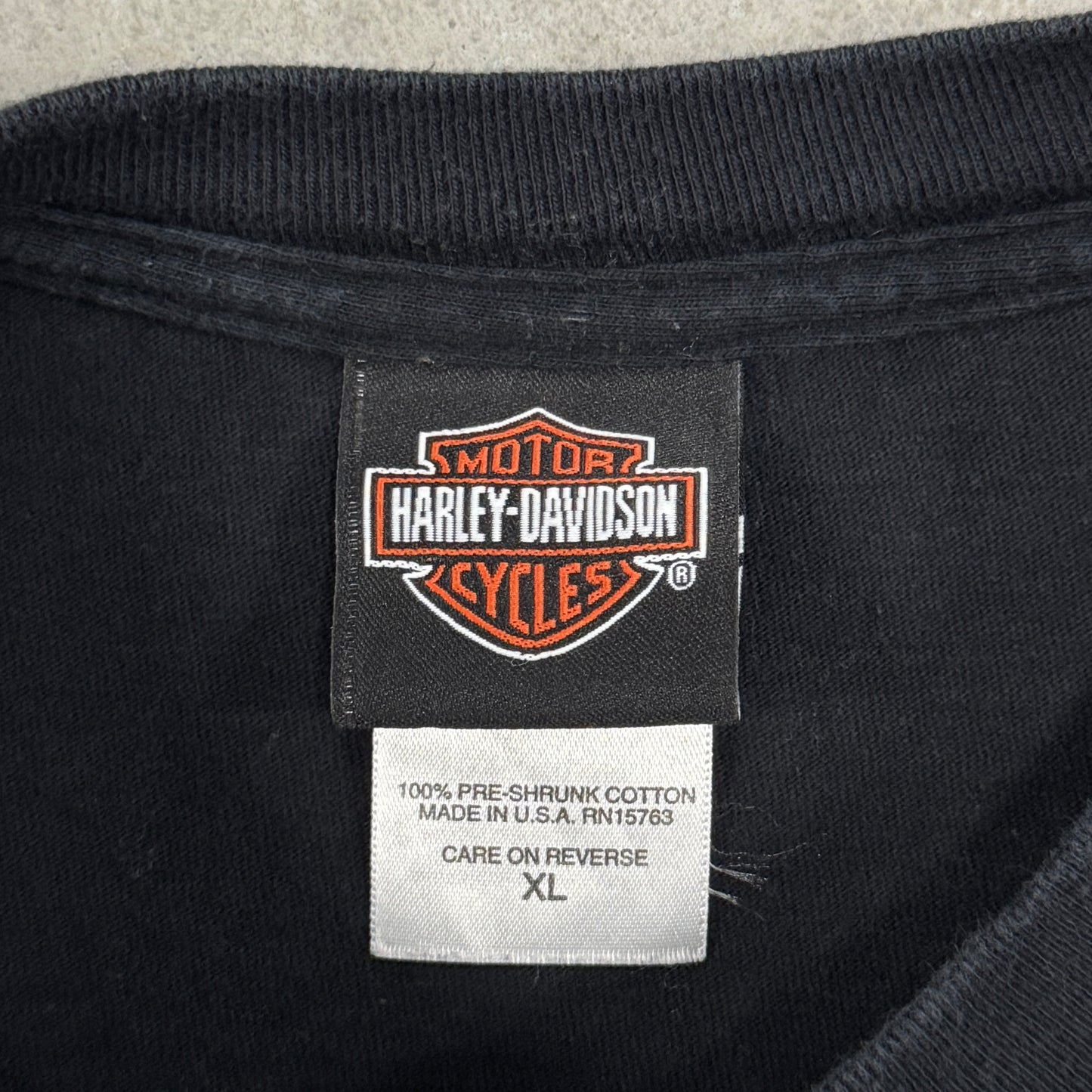 (XL) 2005 Harley Davidson Skull Longsleeve