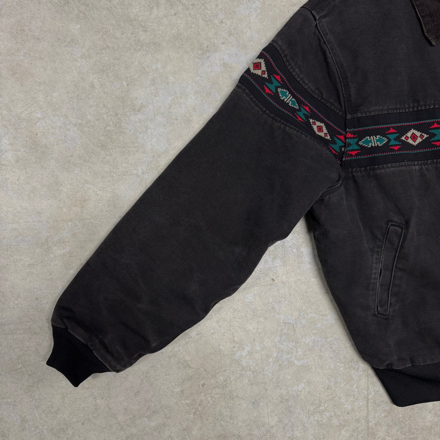 (XL) Vintage Carhartt Aztec Santa Fe Jacket