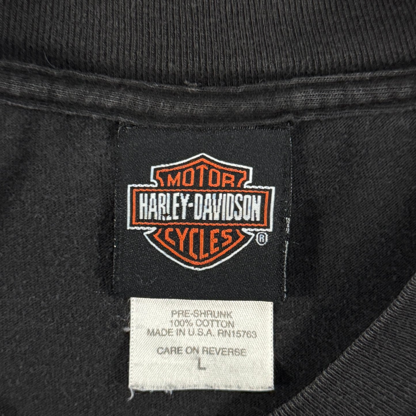 (L) 2003 Harley Davidson Flame Longsleeve
