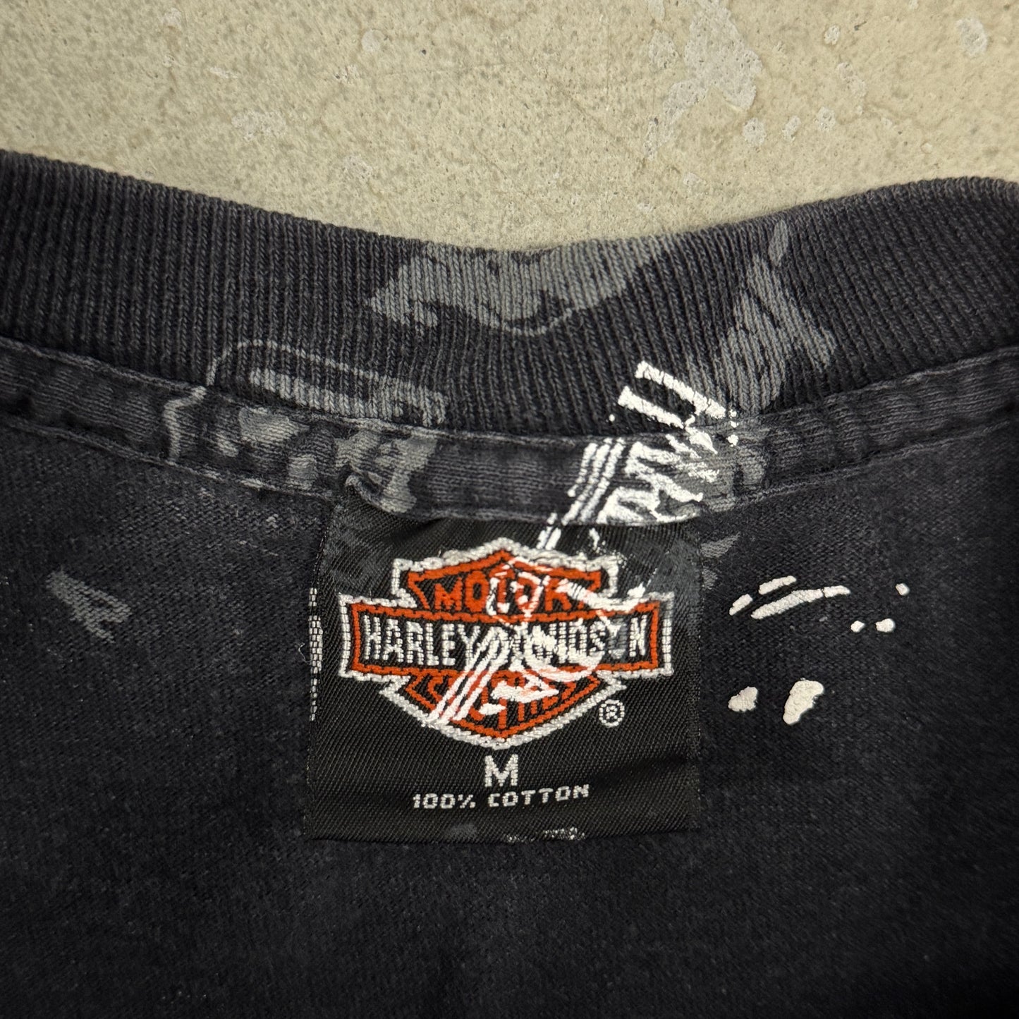 (M) 90s Harley Davidson AOP Shirt