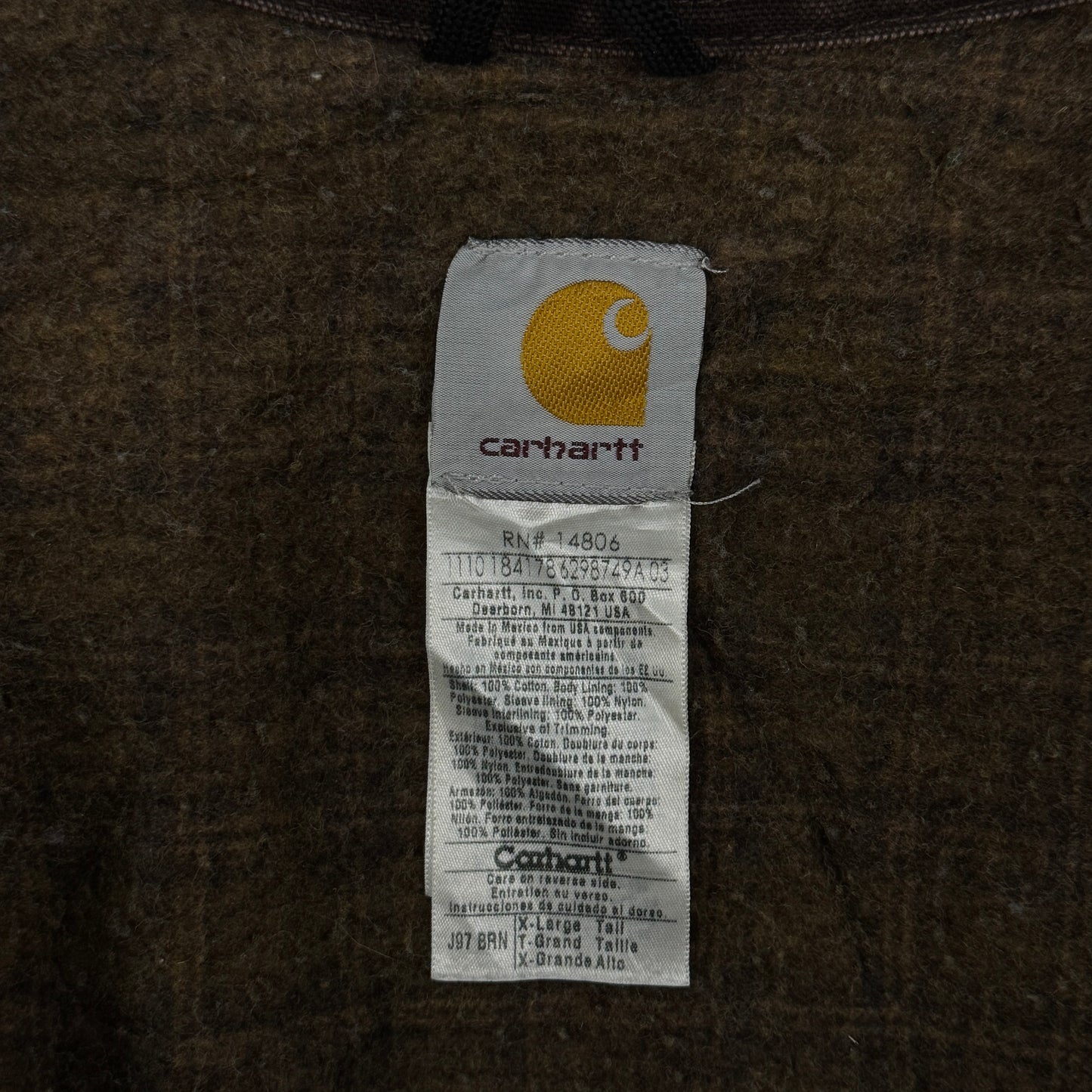 (XL) Vintage Carhartt Detroit Jacket