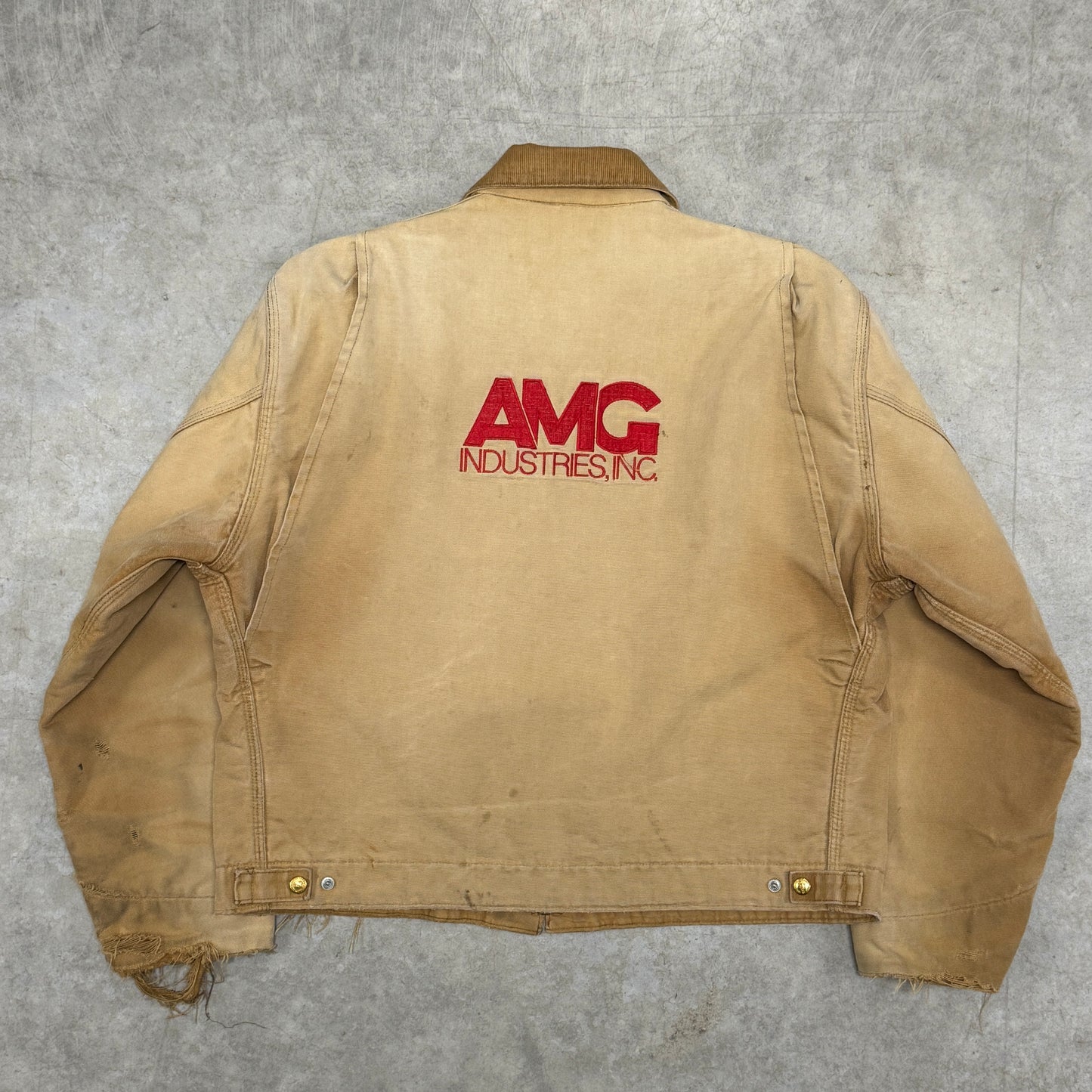 (L) 1989 Carhartt Detroit Jacket 100 Year
