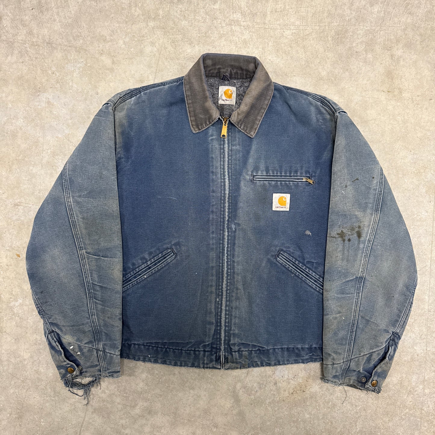 (XL) Vintage Carhartt Detroit Jacket J01 NVY