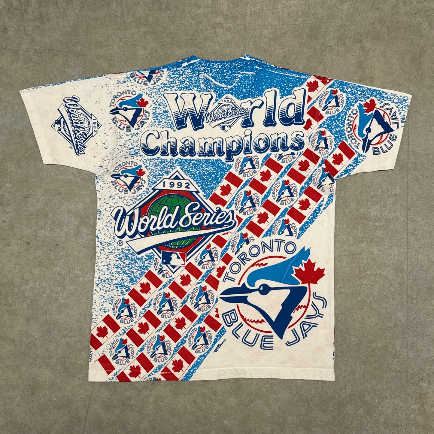 (XL) 1992 Toronto Blue Jays World Champions All Over Print Shirt