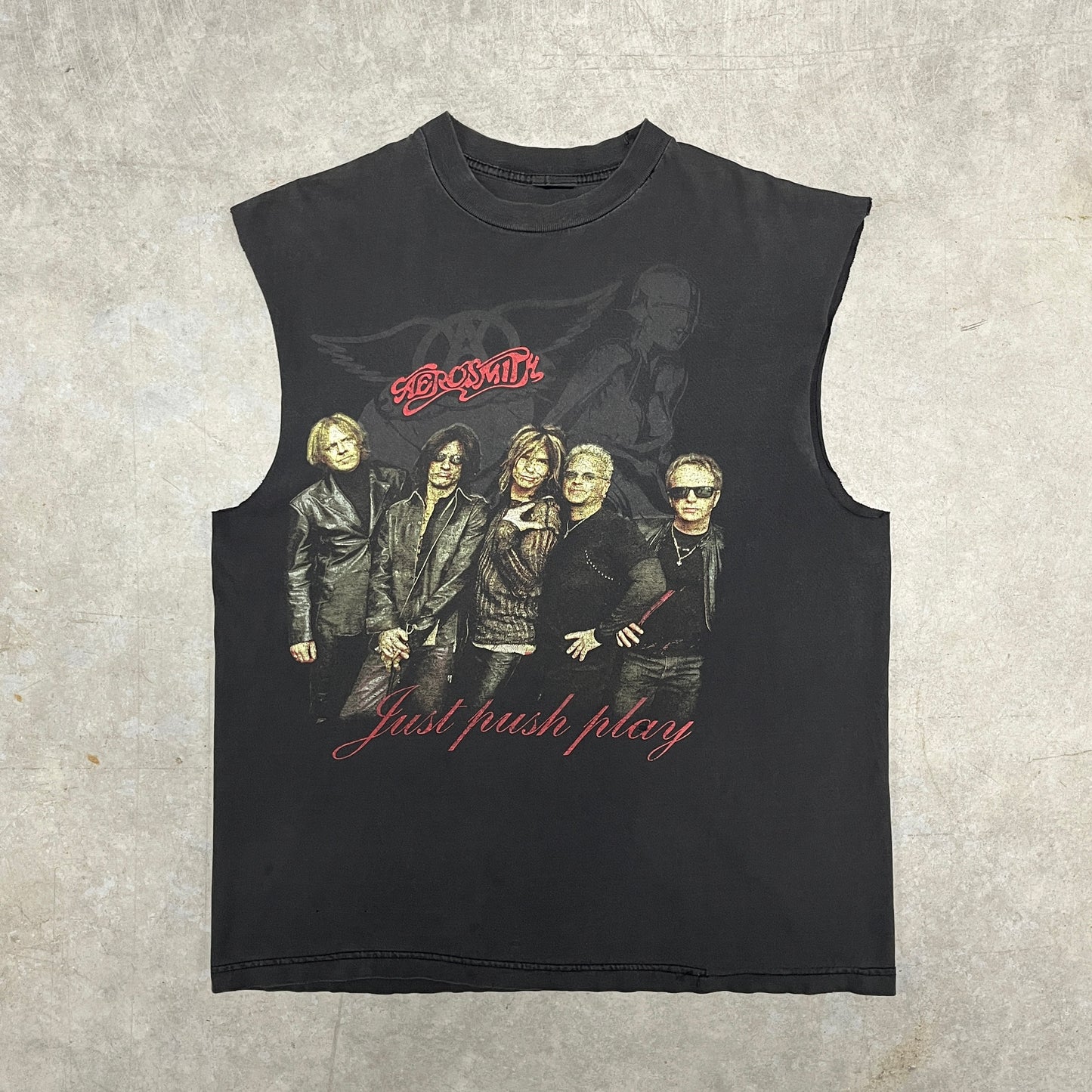 (L) Vintage Aerosmith Band Shirt