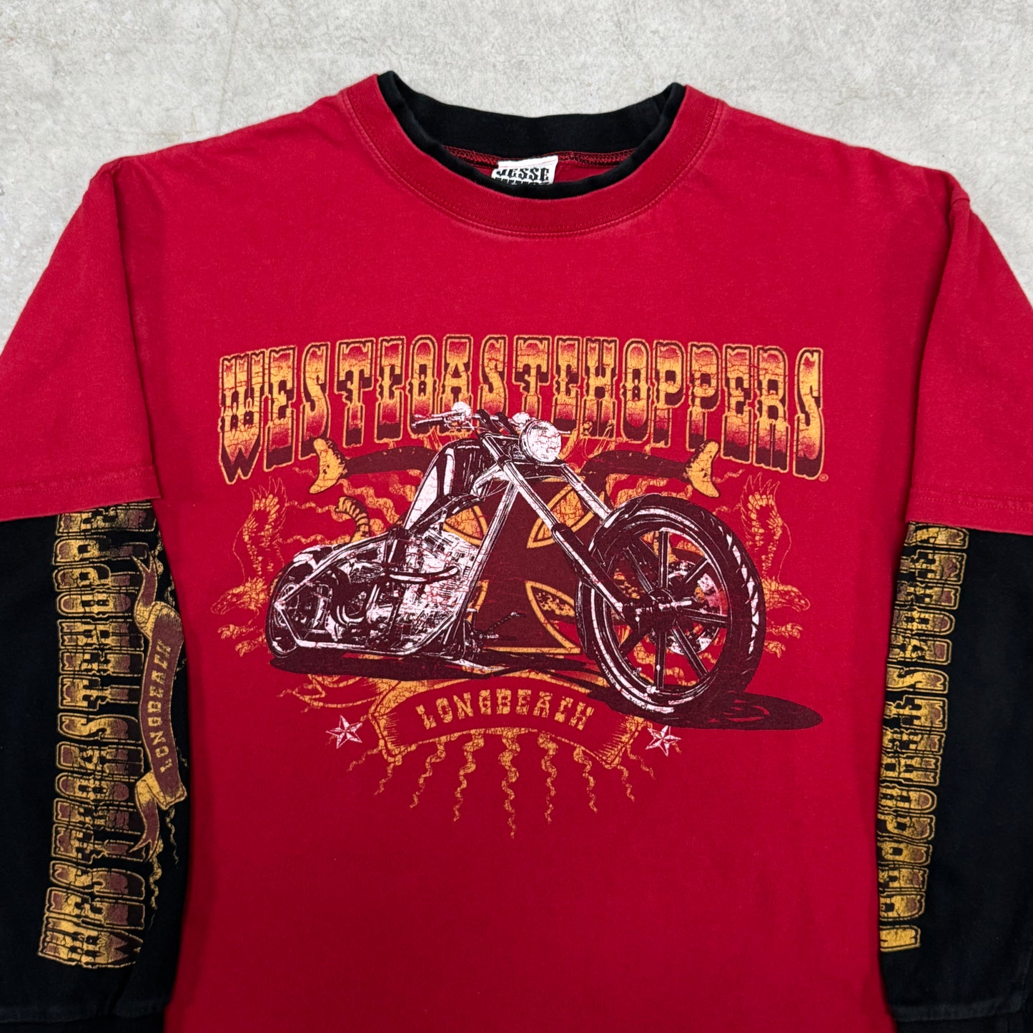 (S/M) Vintage West Coast Choppers LongSleeve Shirt