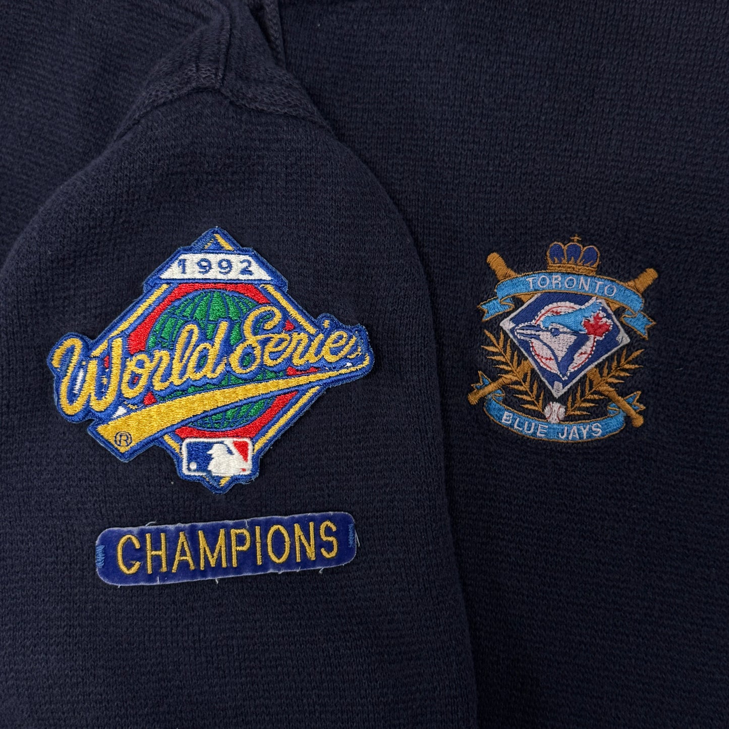 (L) 1992 Toronto Blue Jays World Series Champions Sweater