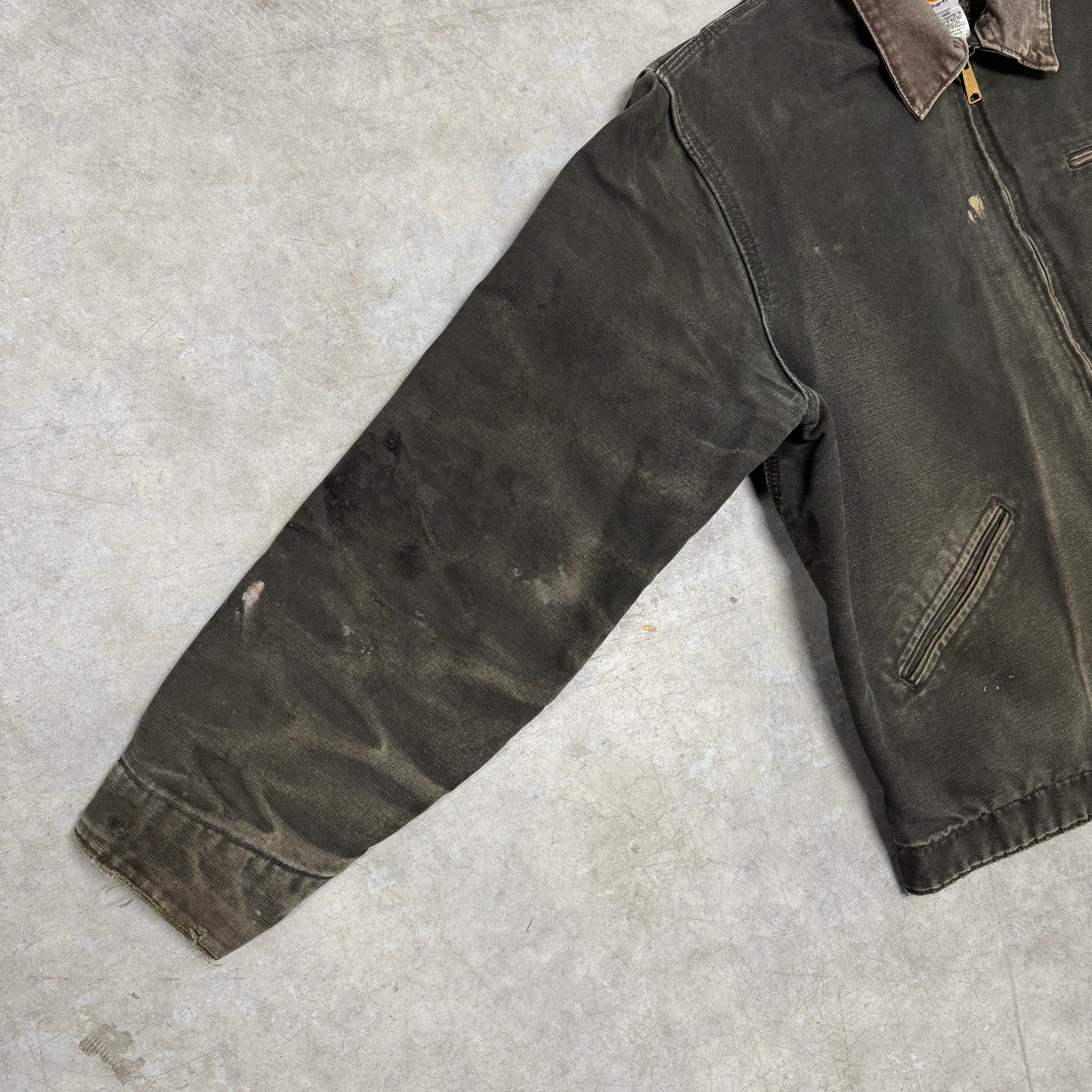 (XL) Vintage Carhartt Detroit Jacket J97 MOS
