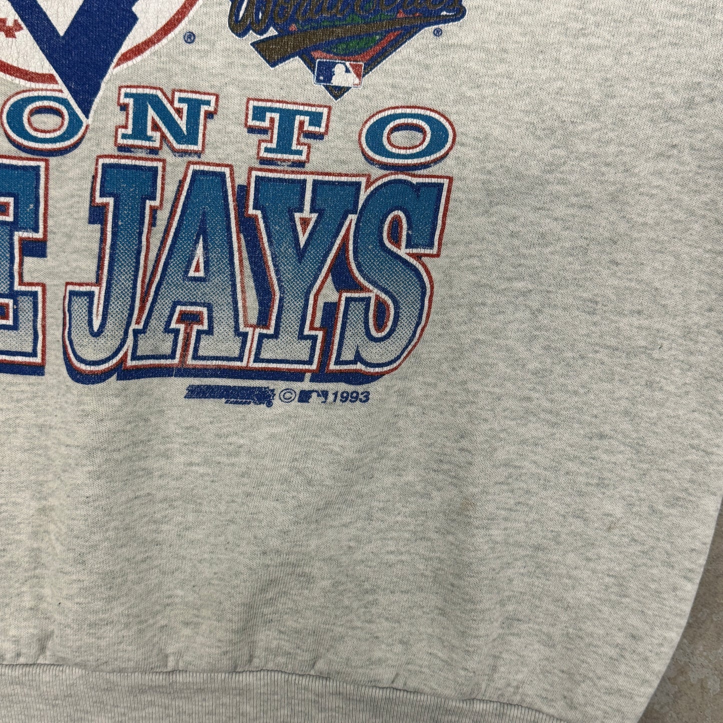 (M) 1993 World Series Champions Toronto Blue Jays Crewneck